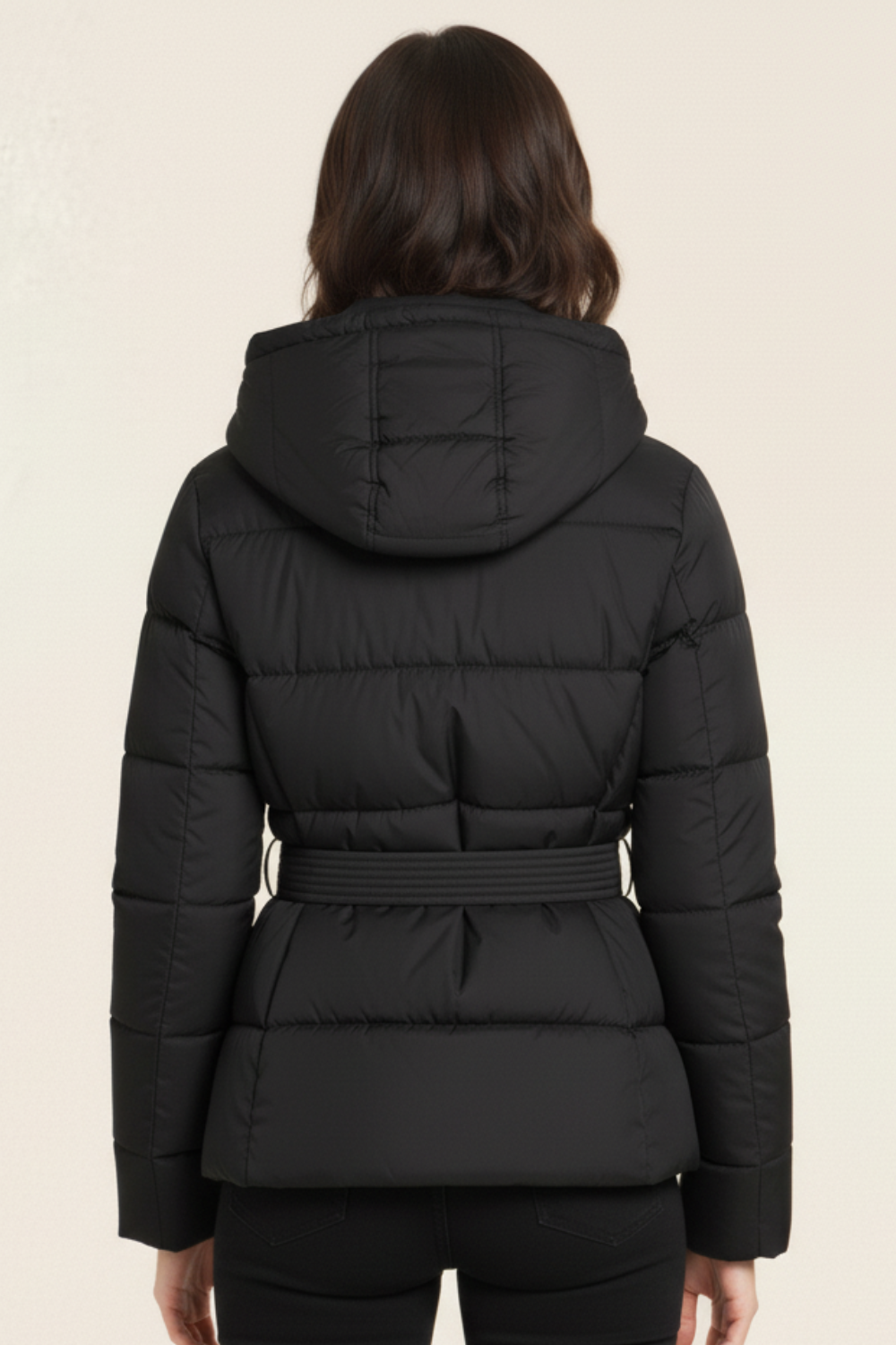 Aurelie | Women’s Quilted Belted Puffer Coat