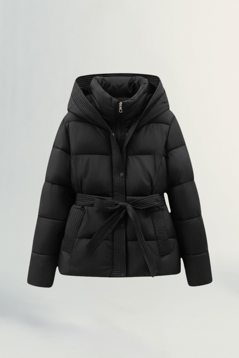 Aurelie | Women’s Quilted Belted Puffer Coat