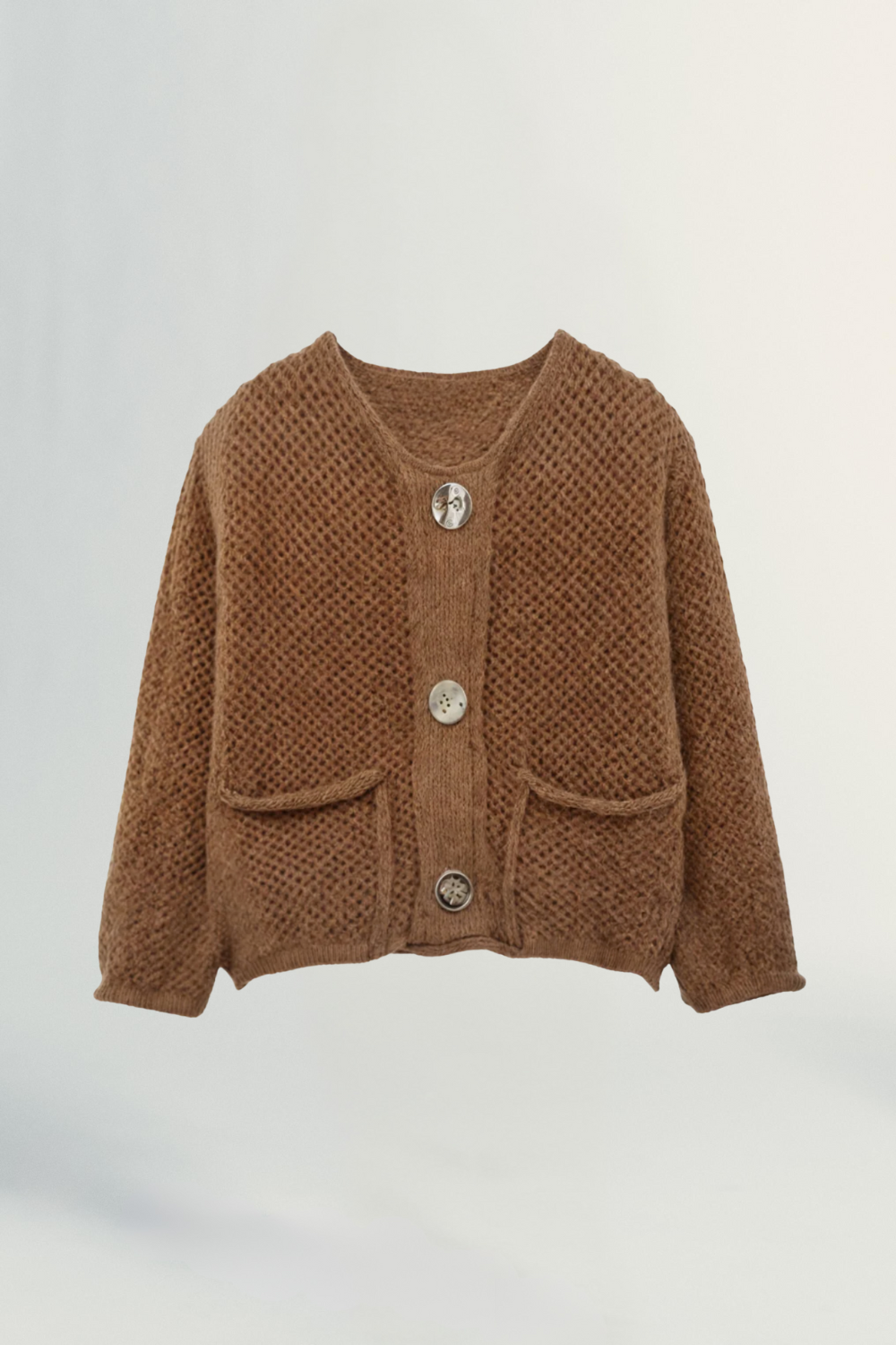 Céleste | Soft Knit Button-Down Cardigan