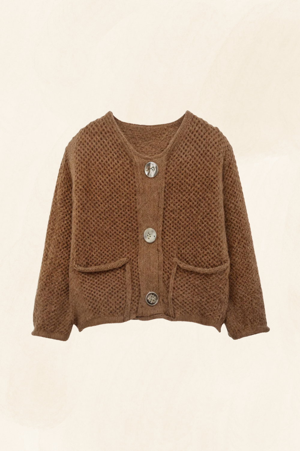 Céleste | Soft Knit Button-Down Cardigan