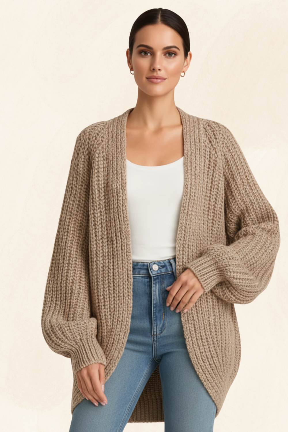 Cléa | Women’s Oversized Knit Cardigan