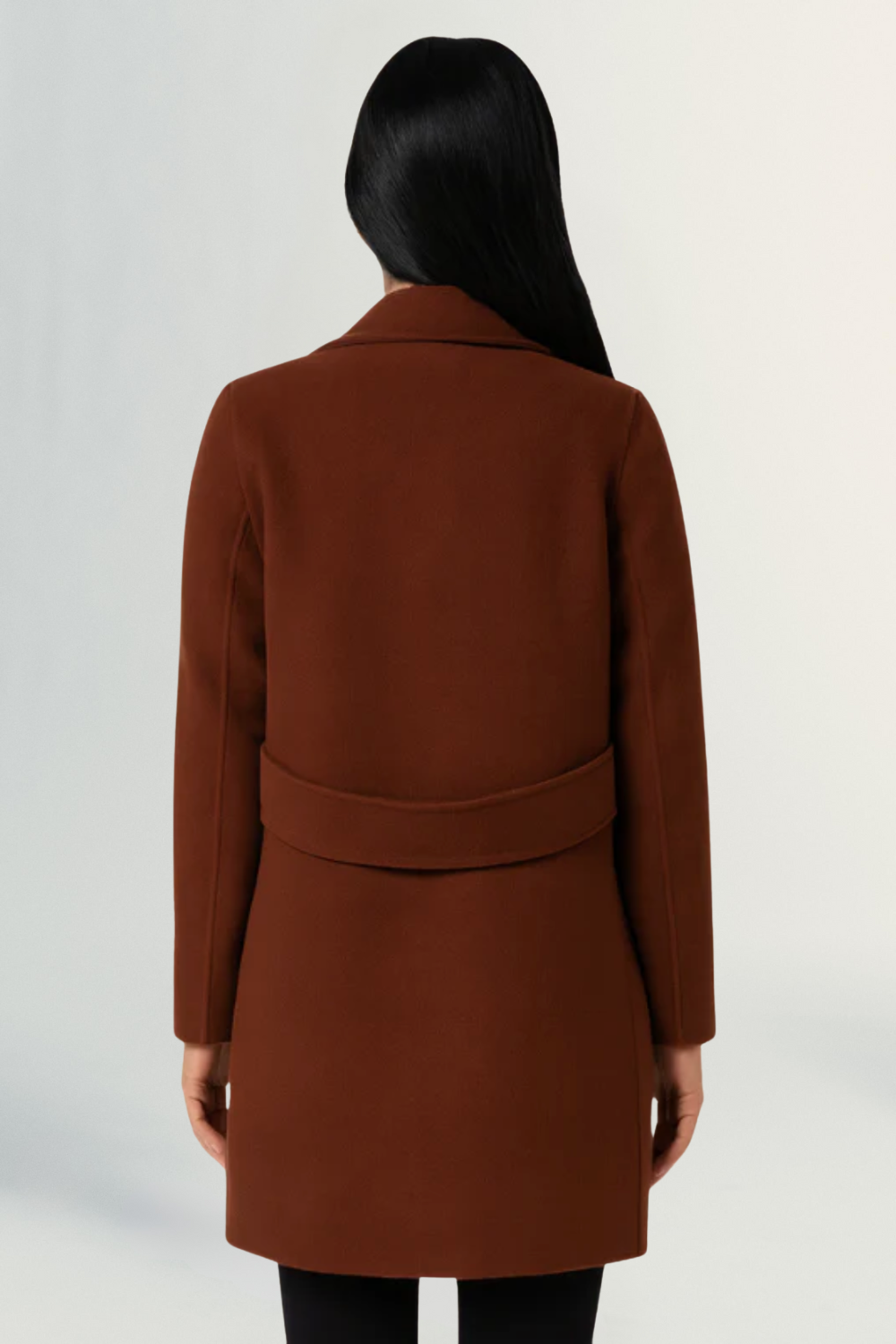 Éliane | Women’s Tailored Wool Long Coat