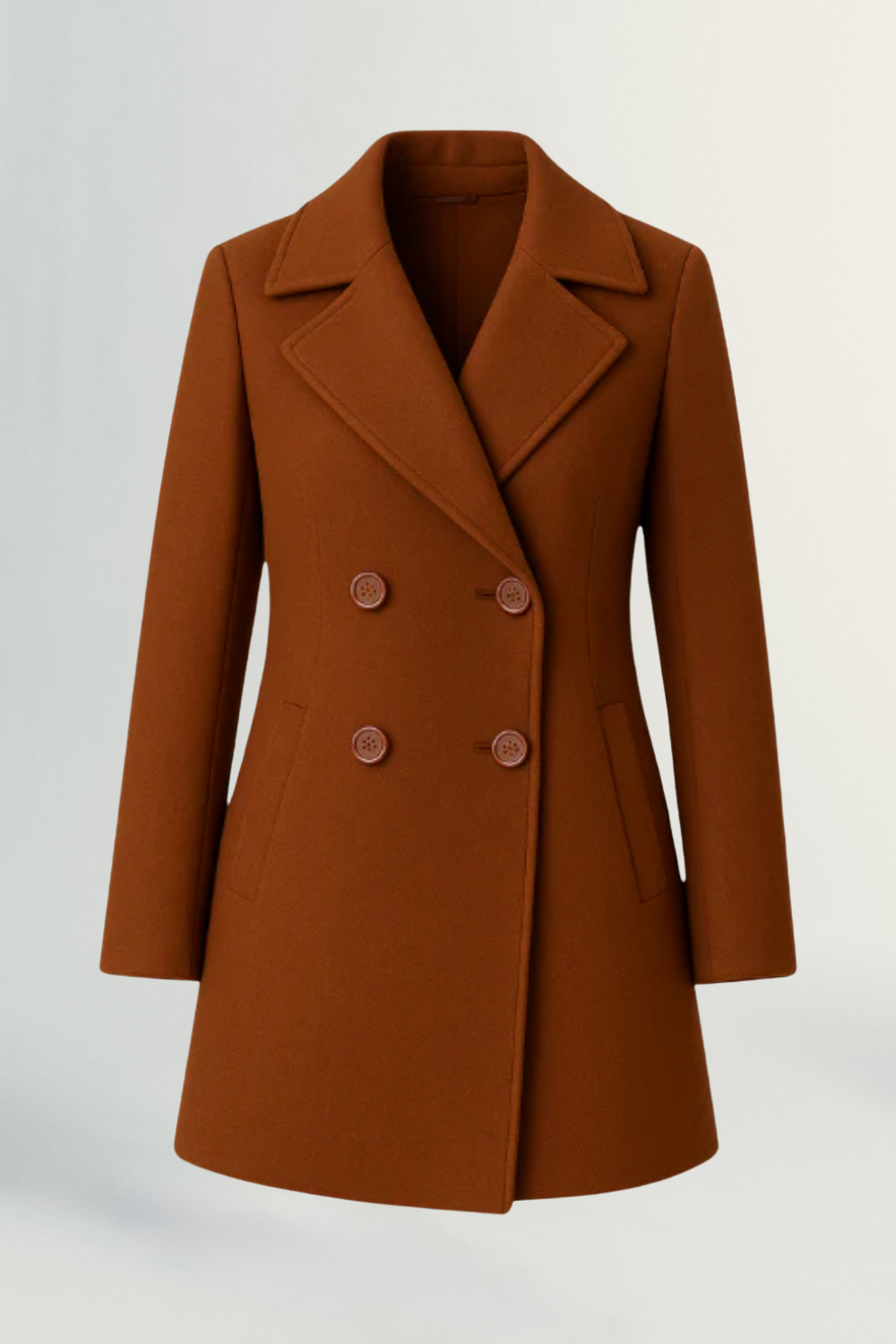 Éliane | Women’s Tailored Wool Long Coat