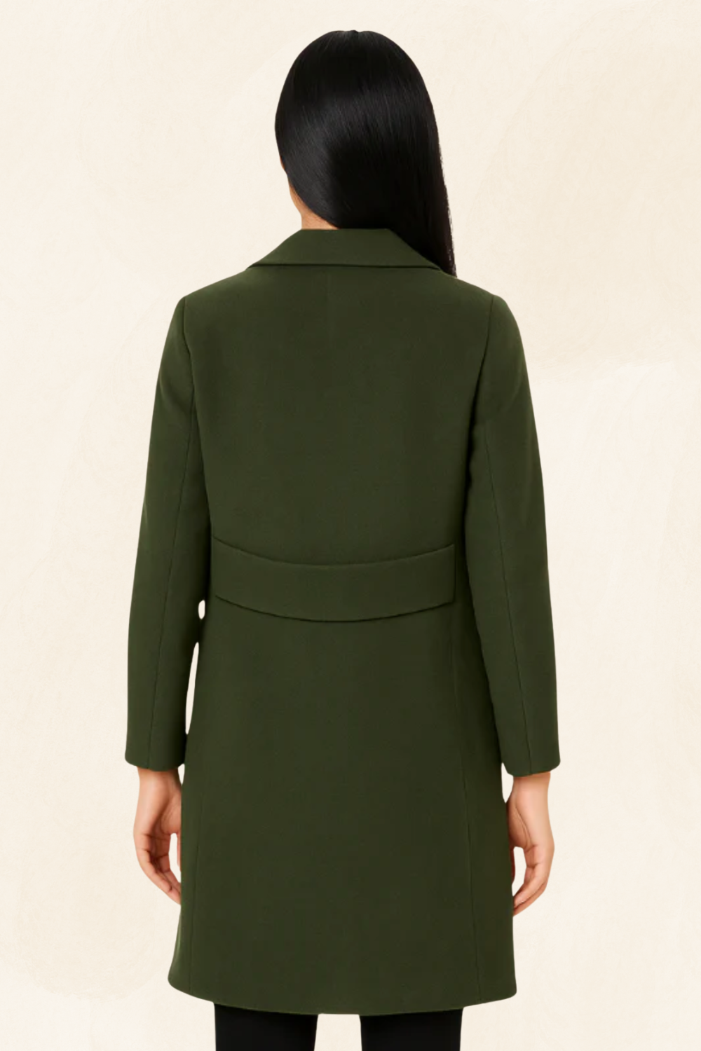 Éliane | Women’s Tailored Wool Long Coat