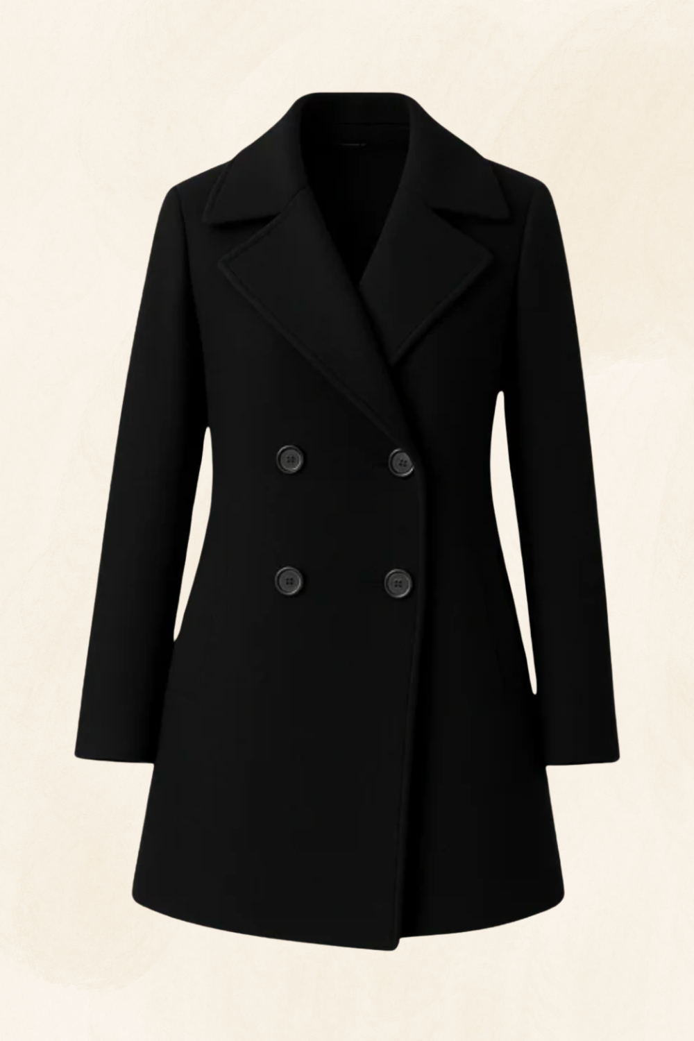 Éliane | Women’s Tailored Wool Long Coat