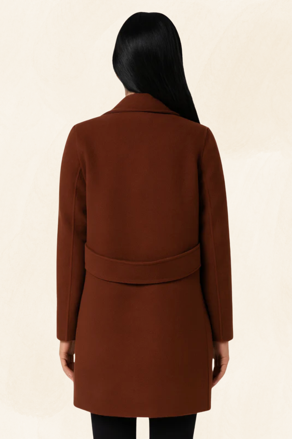 Éliane | Women’s Tailored Wool Long Coat