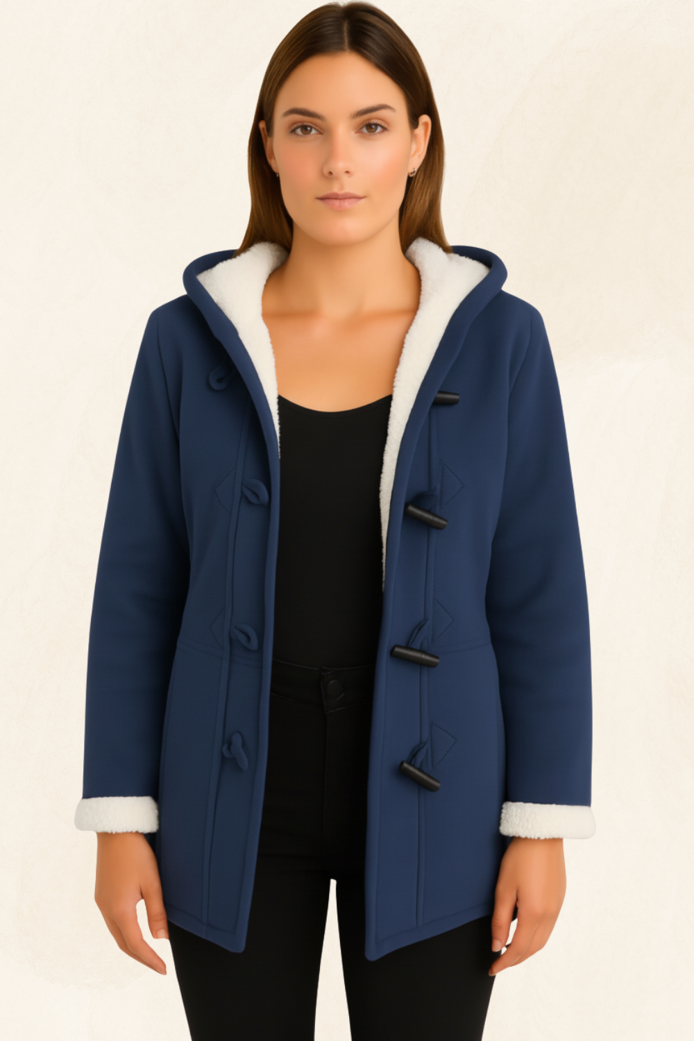Élodie Claire | Women's Luxe Fleece-Lined Coat