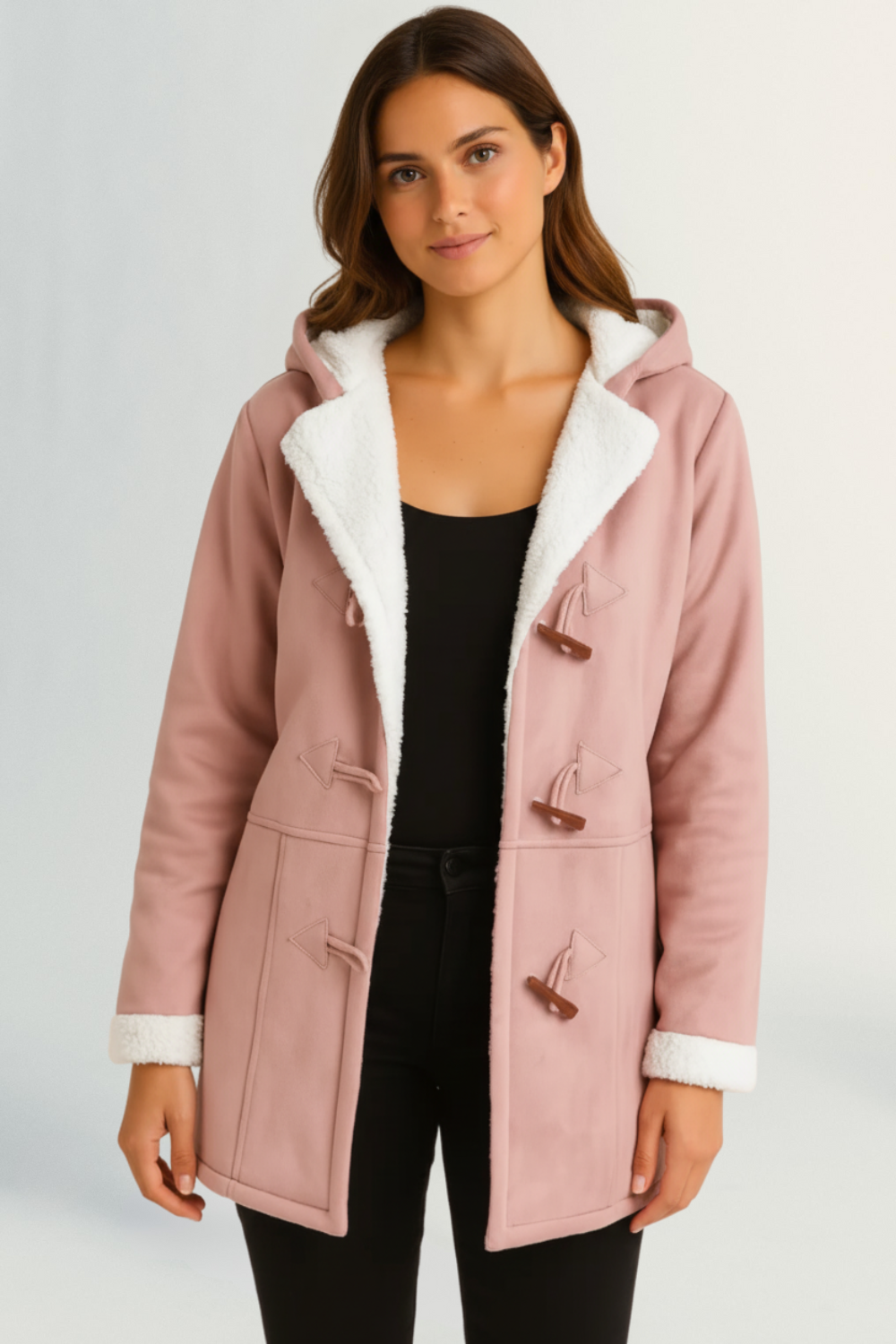 Élodie Claire | Women's Luxe Fleece-Lined Coat