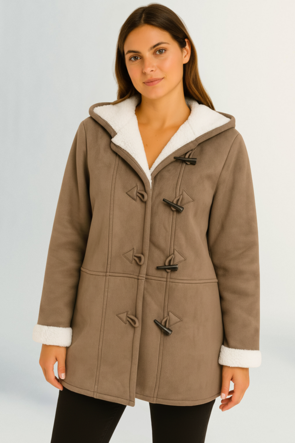 Élodie Claire | Women's Luxe Fleece-Lined Coat