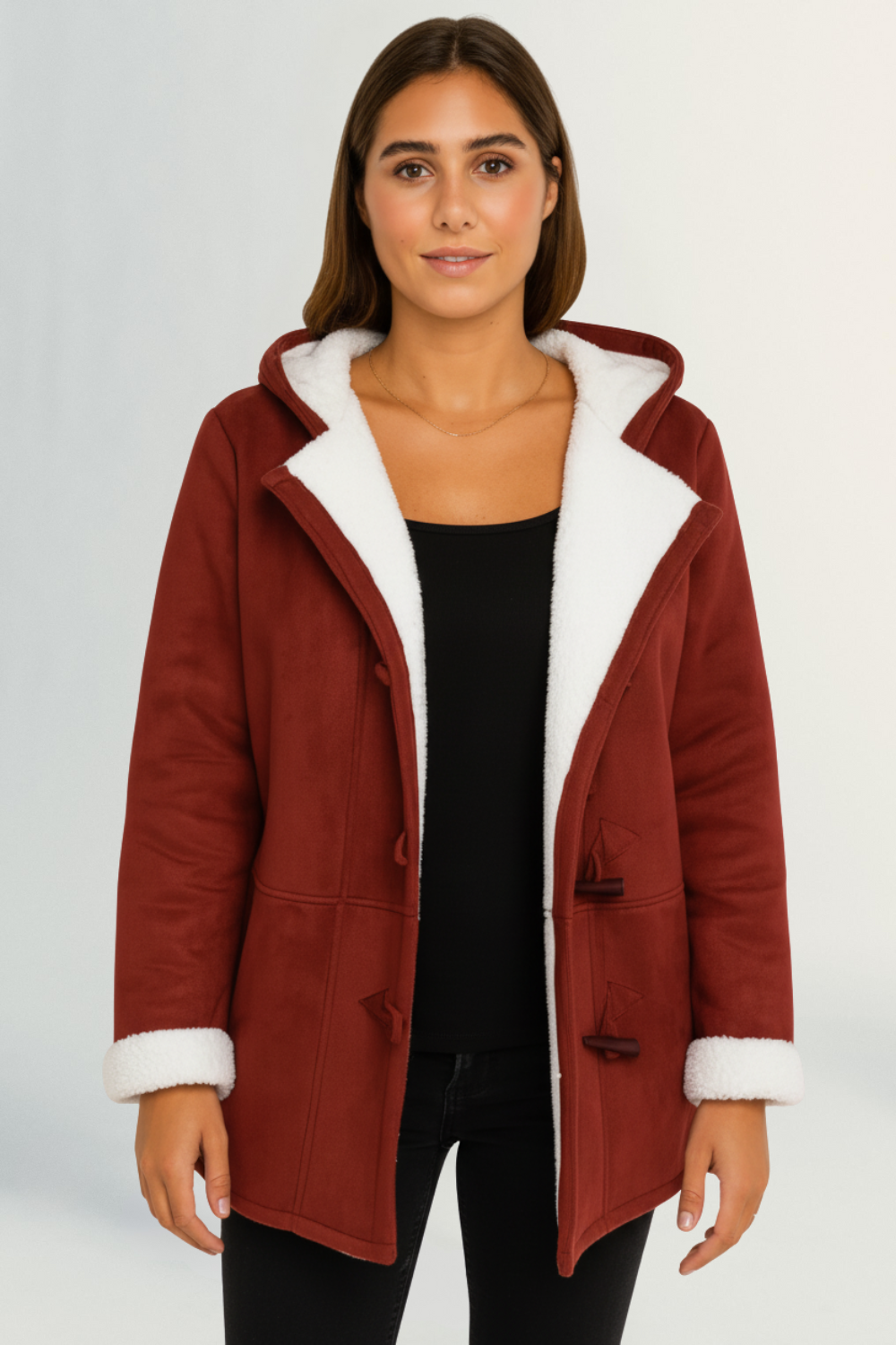 Élodie Claire | Women's Luxe Fleece-Lined Coat