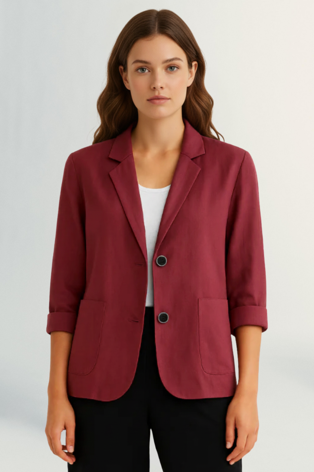 Evelyne | Women’s Luxe Sculpted Velvet Blazer