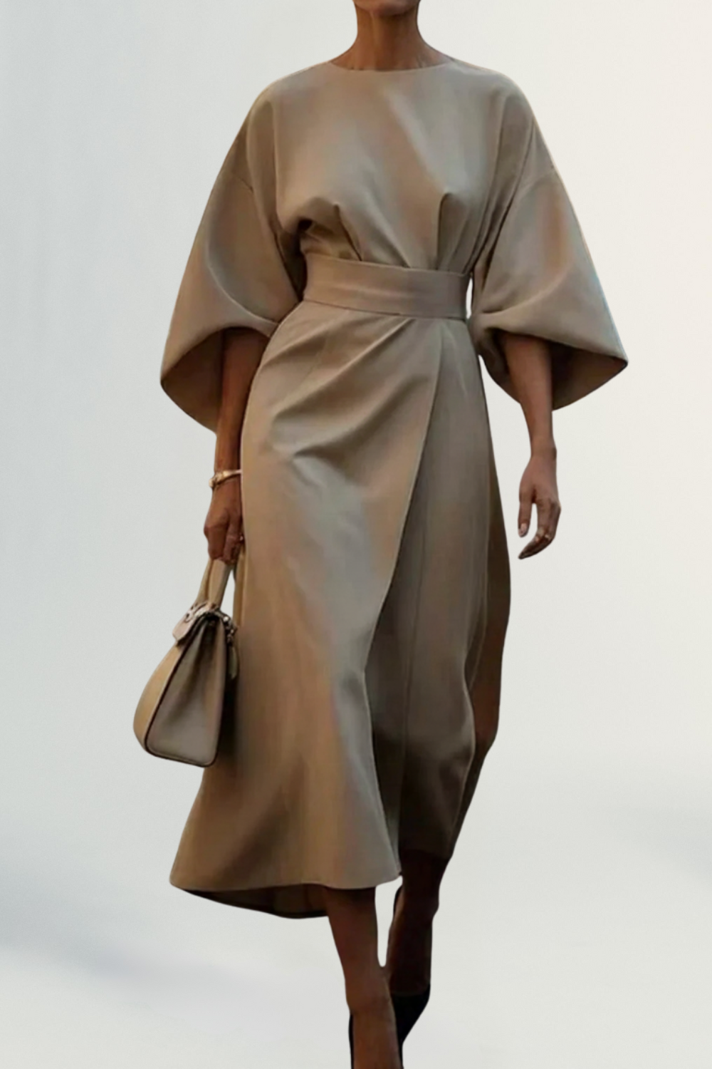 Isaline | Women’s Belted Maxi Dress