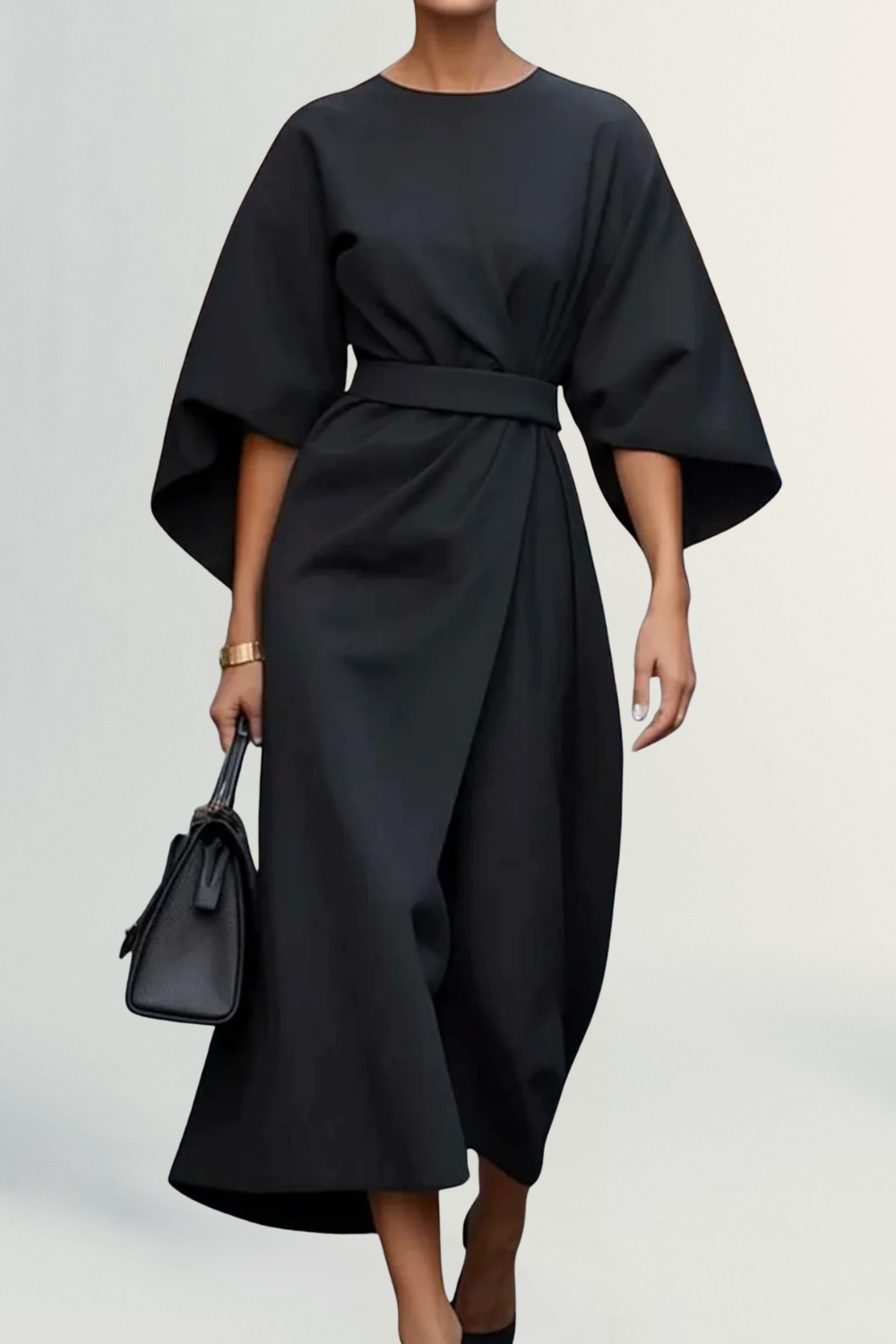 Isaline | Women’s Belted Maxi Dress