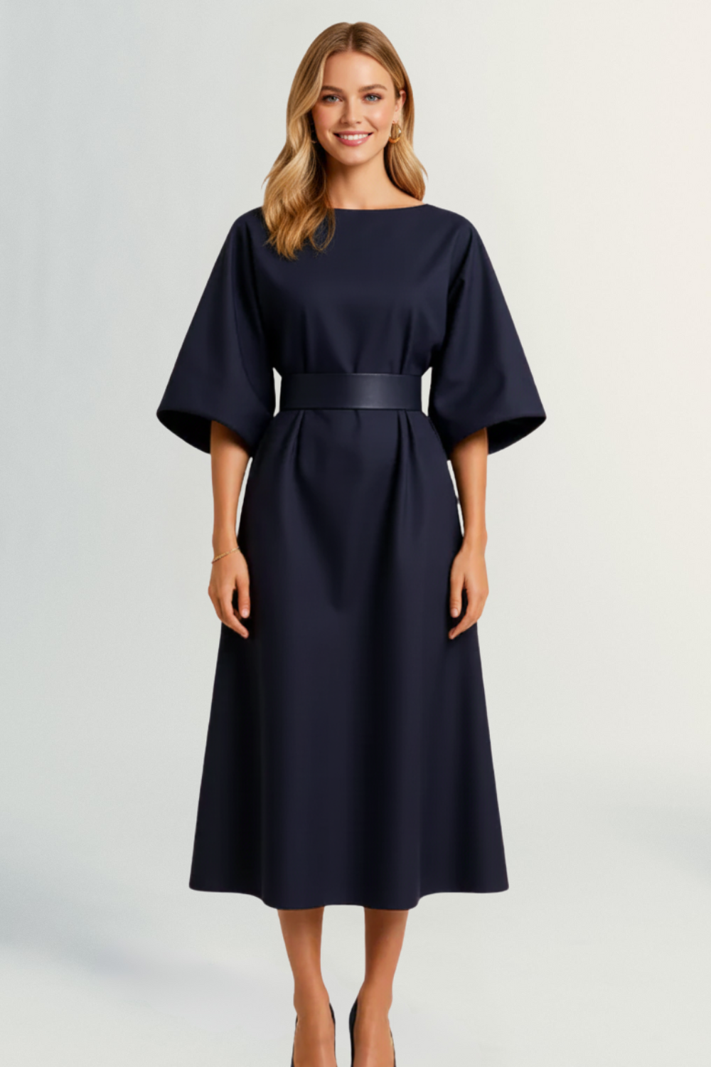 Isaline | Women’s Belted Maxi Dress