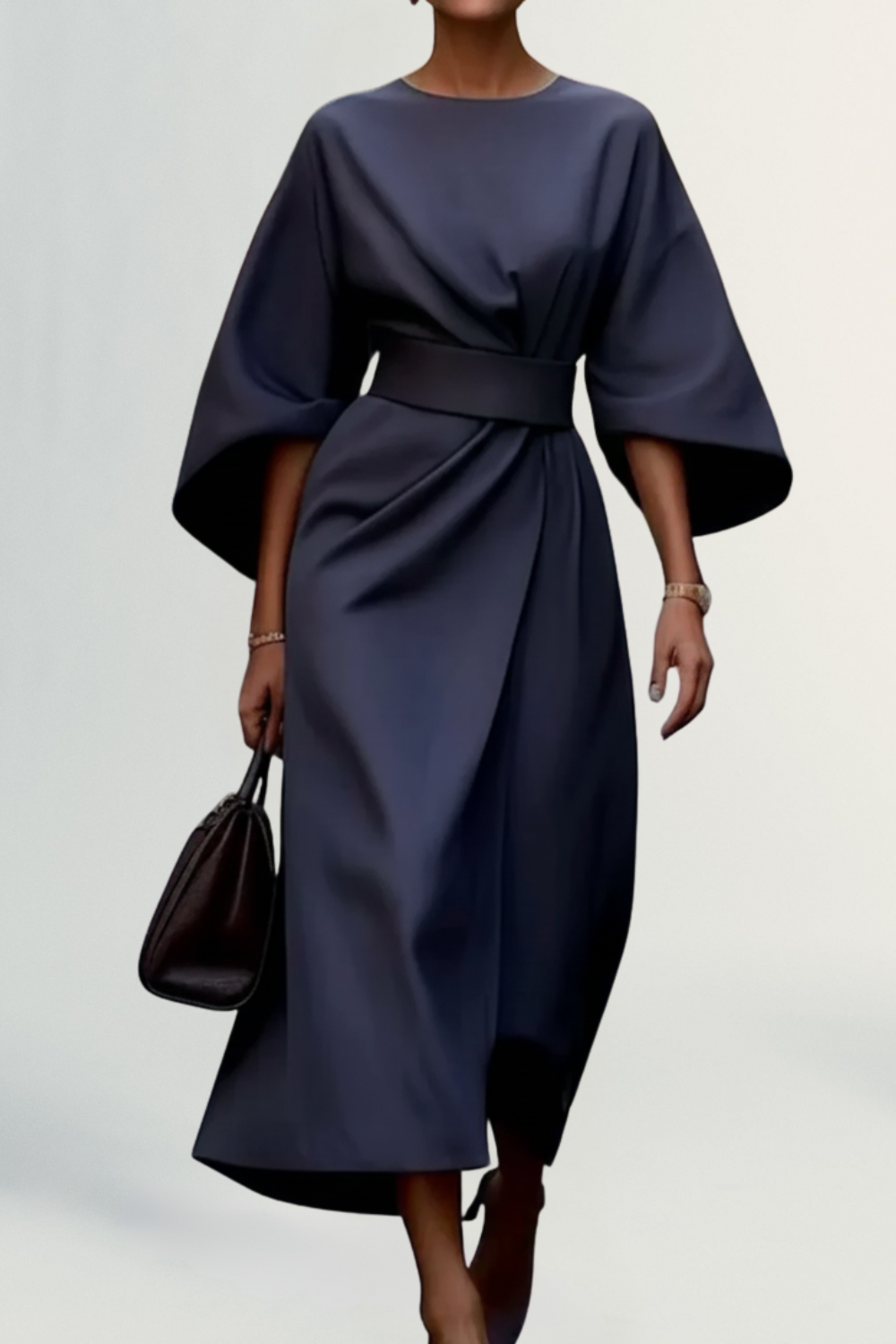 Isaline | Women’s Belted Maxi Dress