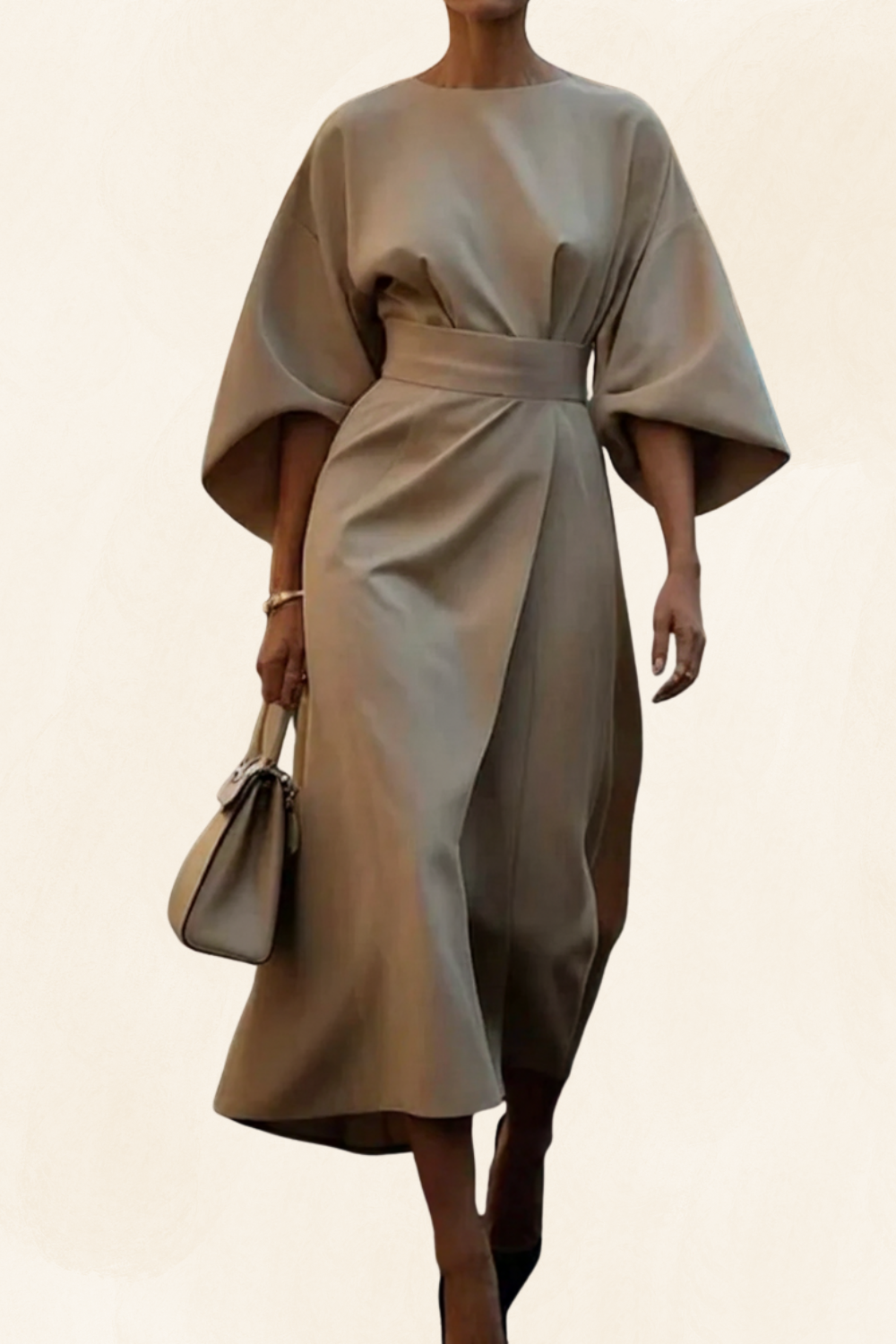 Isaline | Women’s Belted Maxi Dress