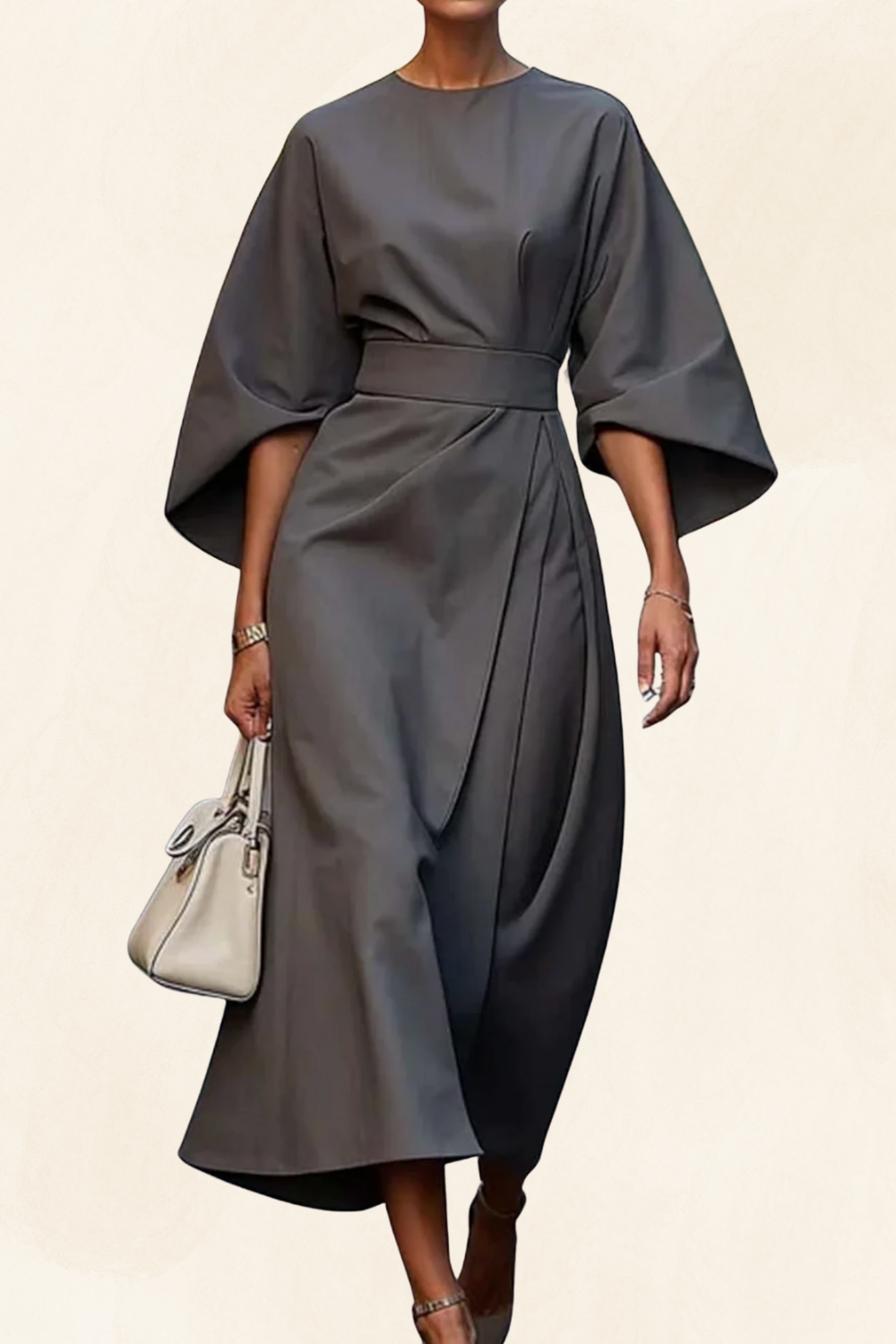 Isaline | Women’s Belted Maxi Dress