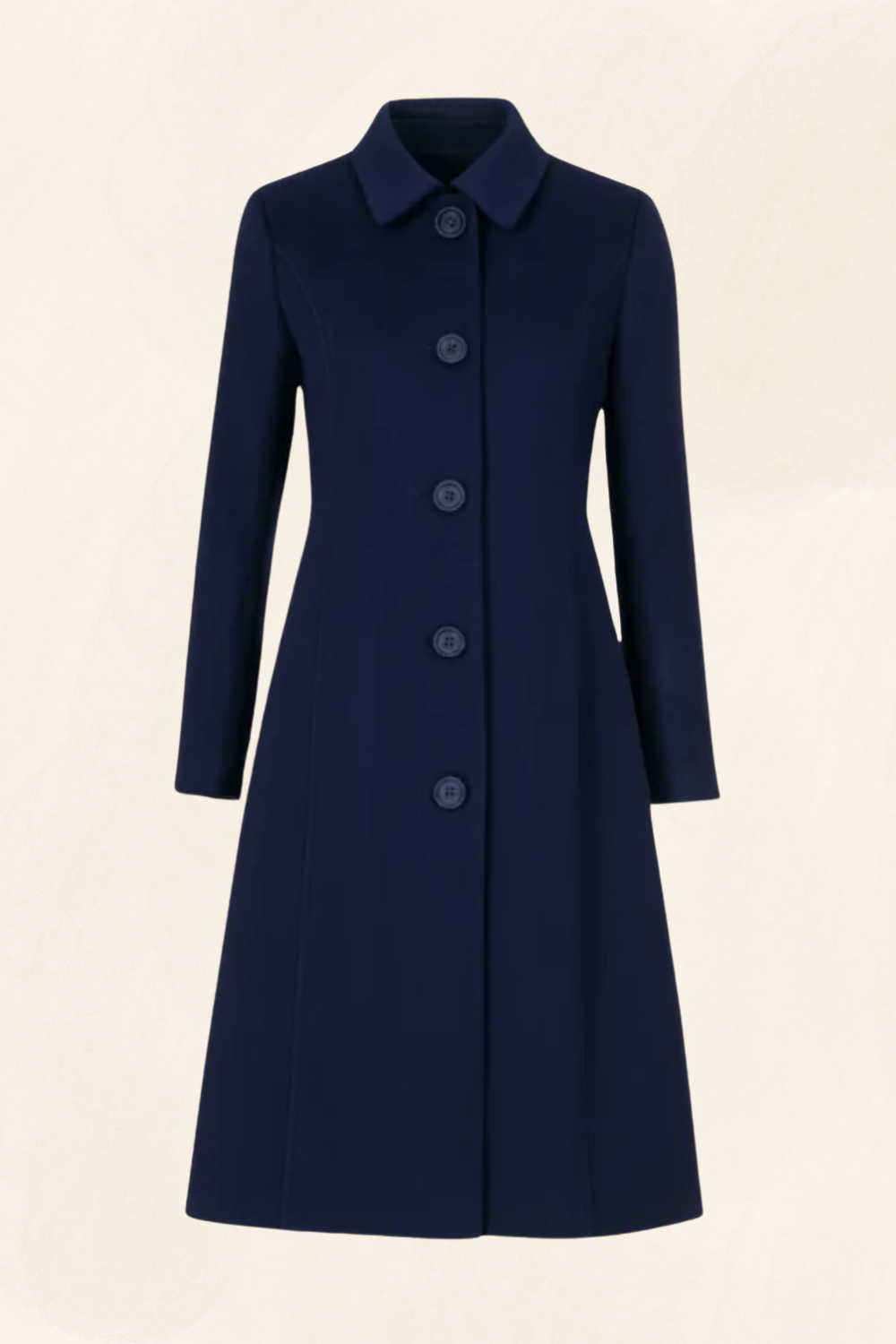 Isolde | Women’s Long Wool-Blend Elegance Coat