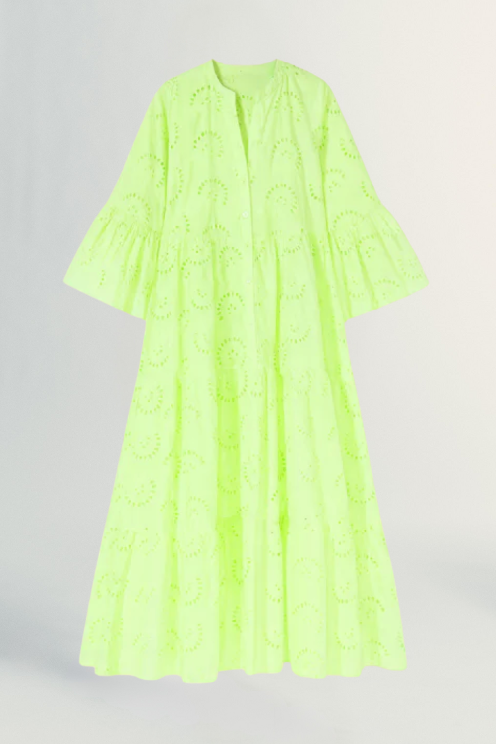 Léonie | Women’s Embroidered Cotton Maxi Dress