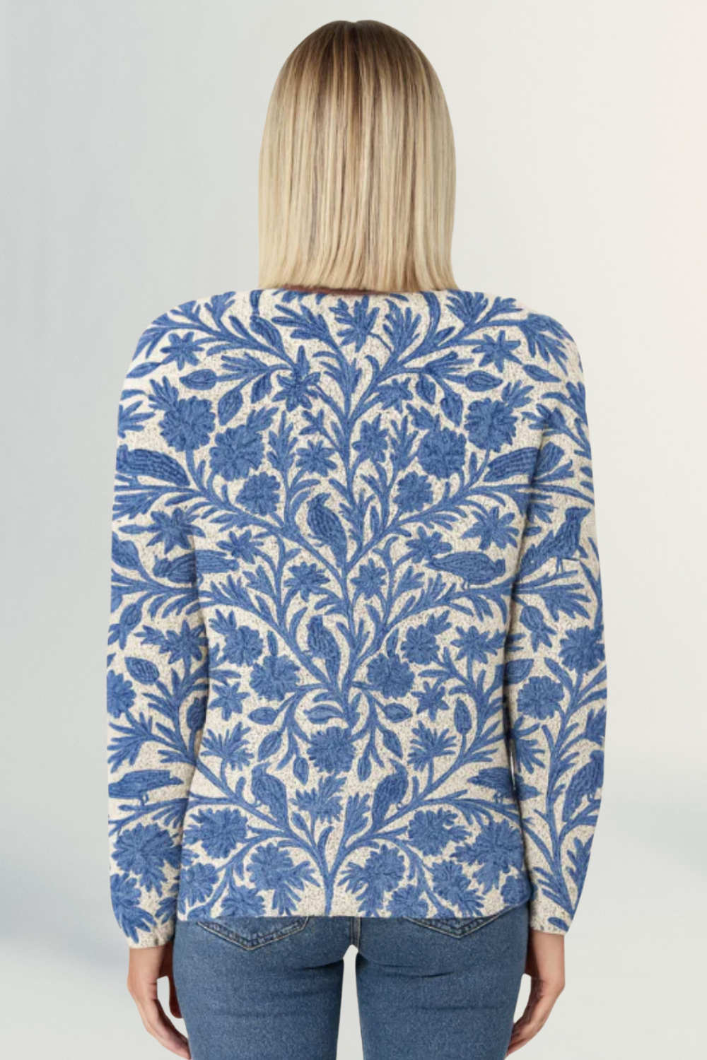 Lucienne | Women’s Floral Knit Cardigan
