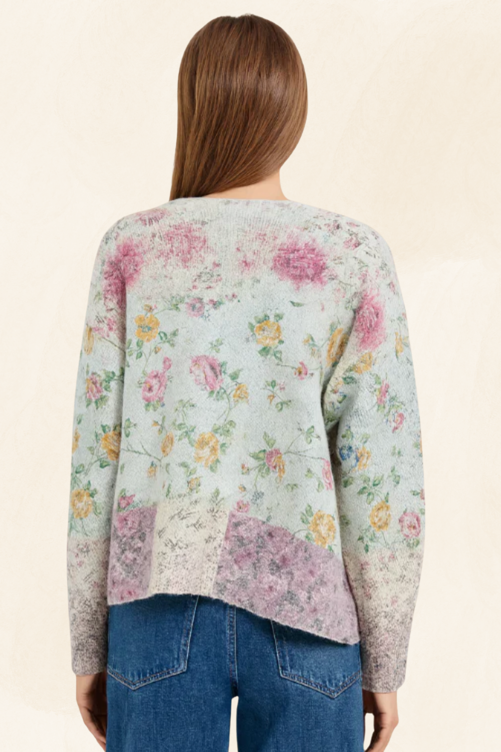 Lucienne | Women’s Floral Knit Cardigan