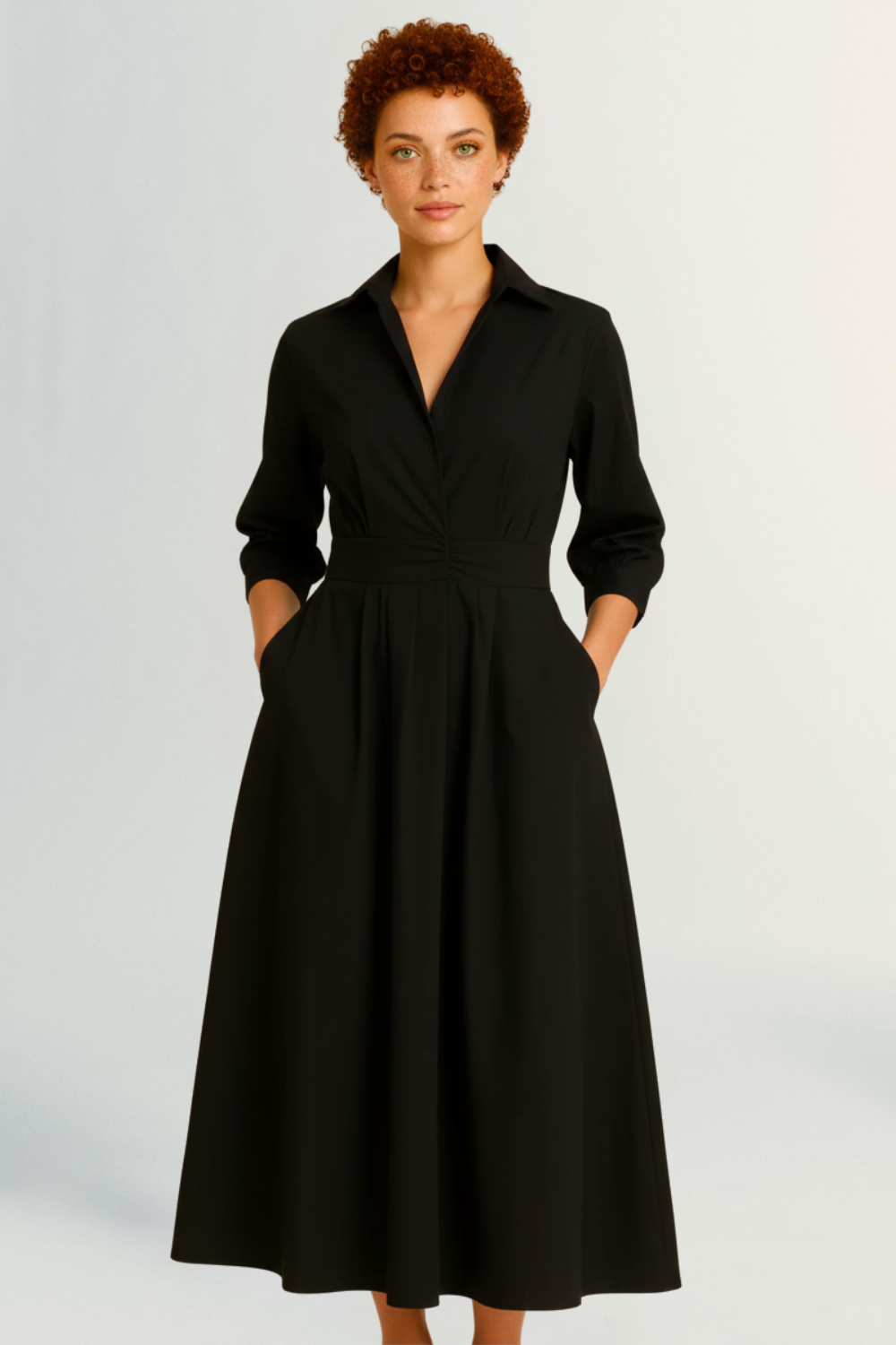 Maëlle | Women’s Elegant Shirt Dress