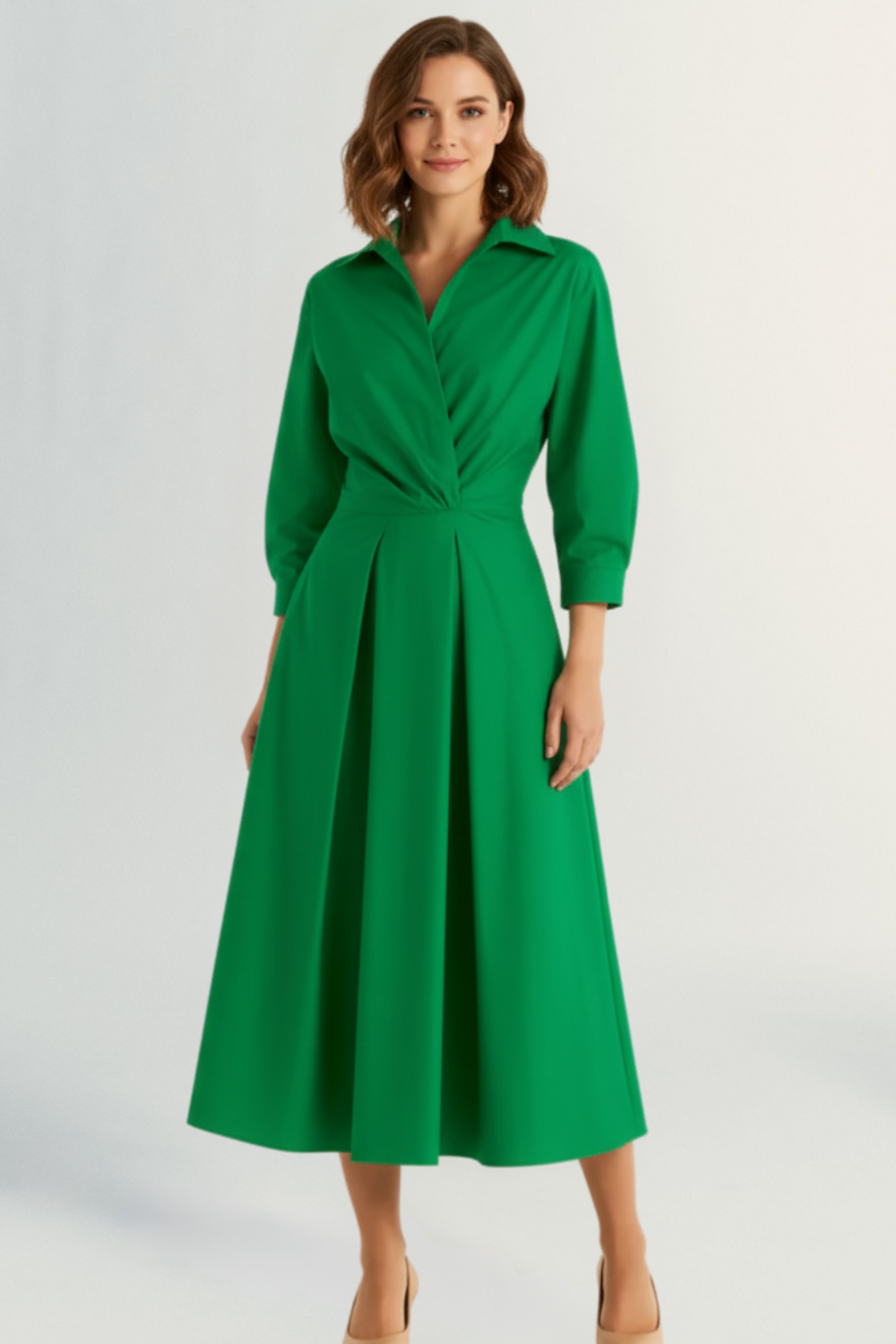 Maëlle | Women’s Elegant Shirt Dress