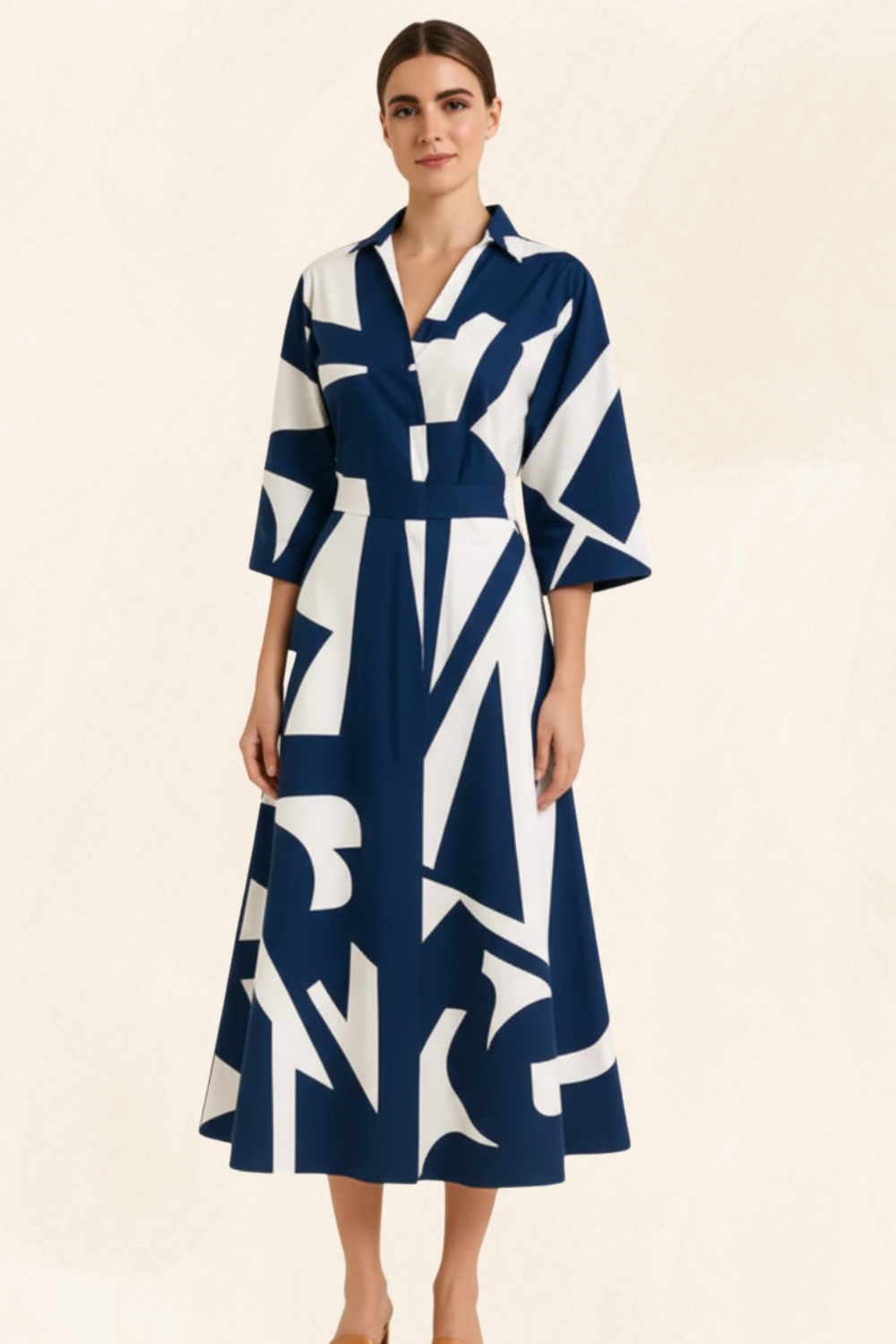 Maëlle | Women’s Elegant Shirt Dress