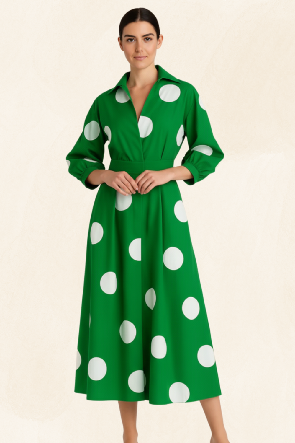 Maëlle | Women’s Elegant Shirt Dress