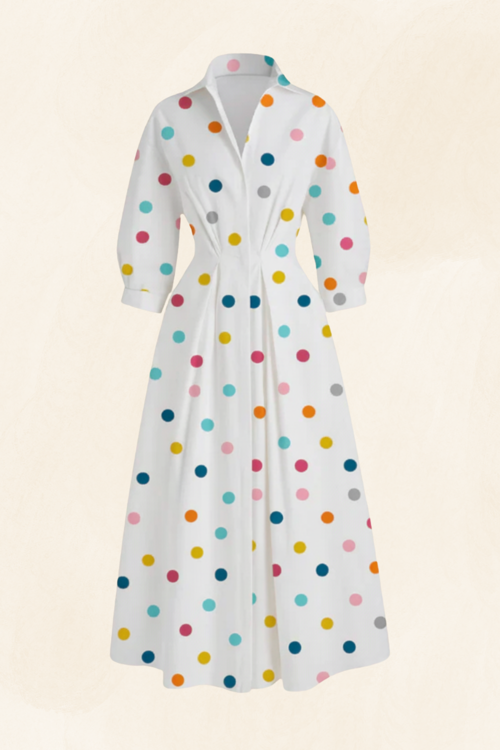 Maëlle | Women’s Elegant Shirt Dress