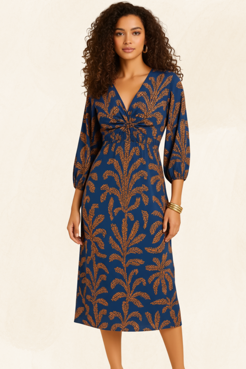 Maëva | Women’s Boho Midi Wrap Dress