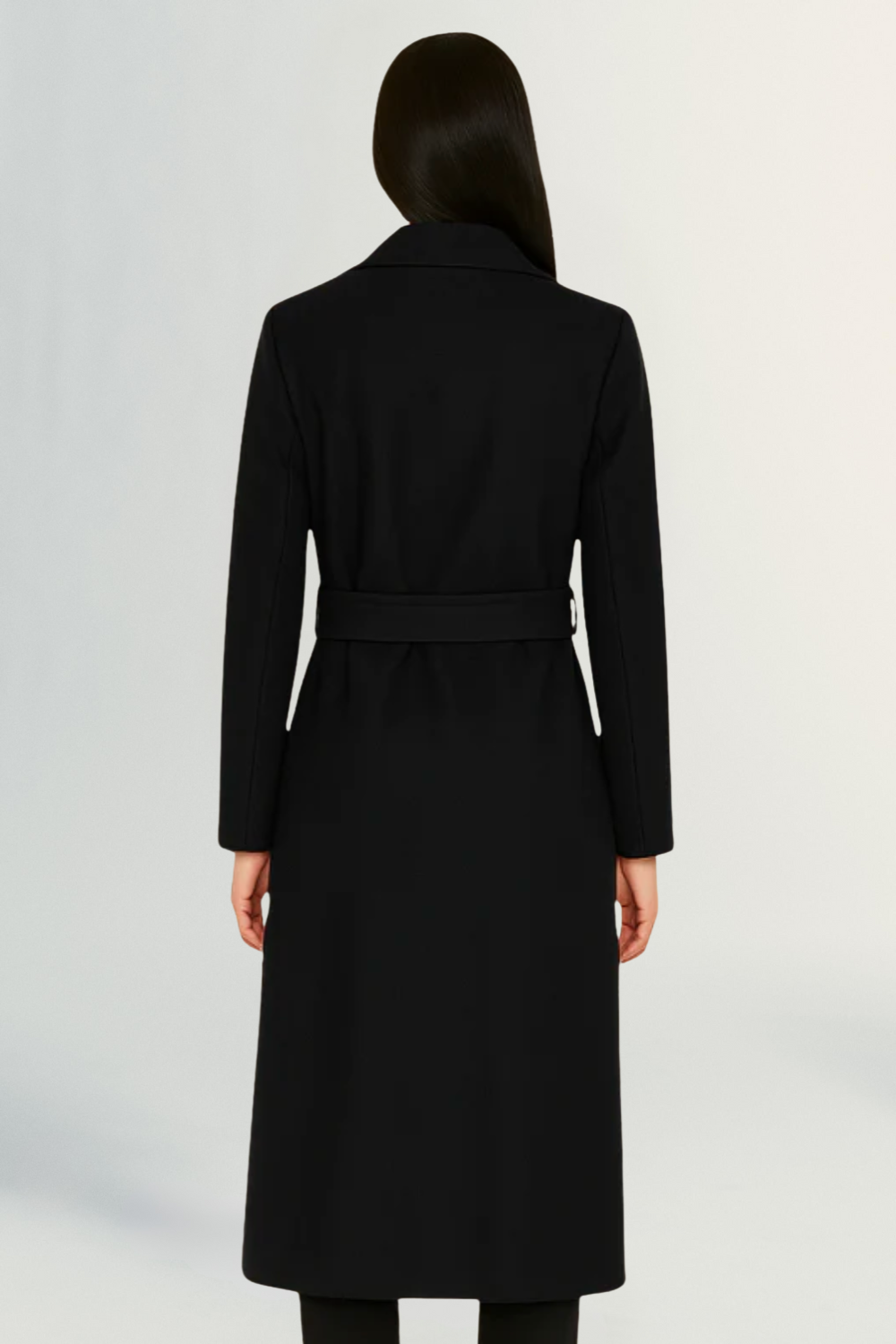 Noelle | Refined Belted Wool-Blend Trench Coat