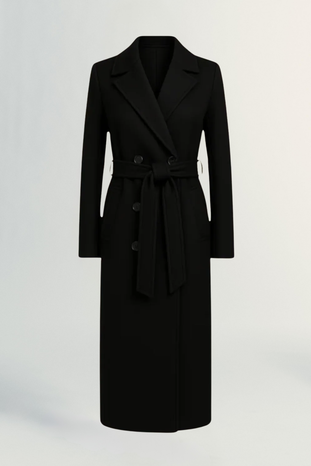 Noelle | Refined Belted Wool-Blend Trench Coat