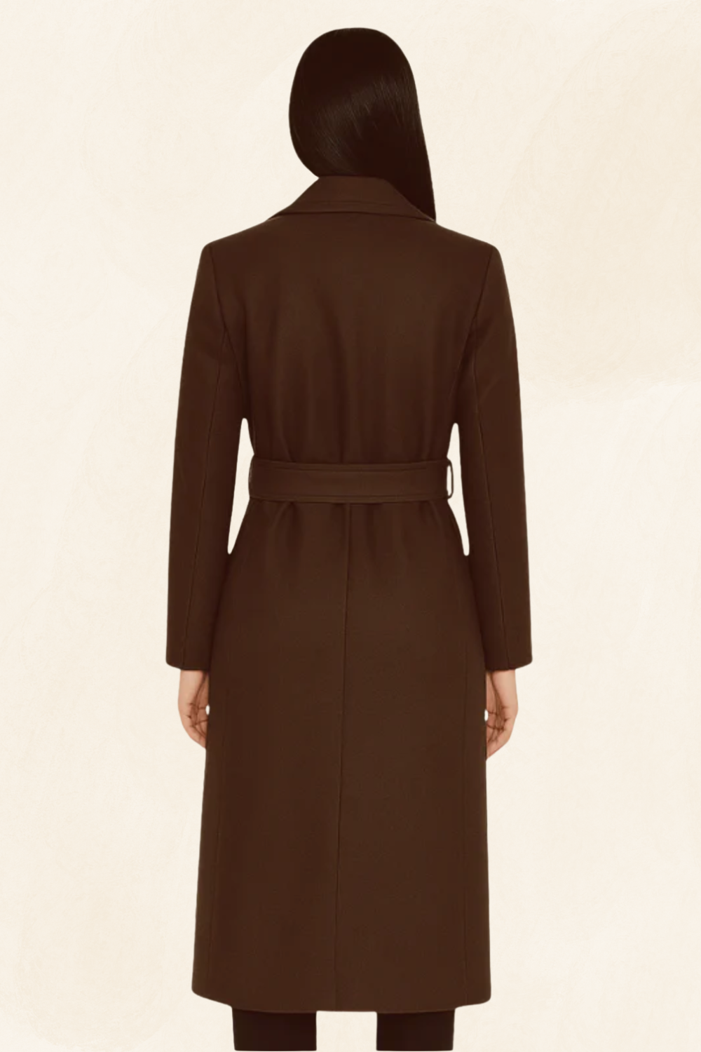Noelle | Refined Belted Wool-Blend Trench Coat