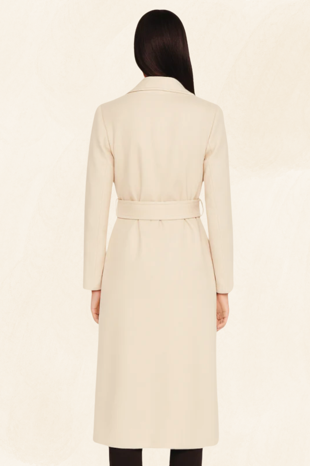 Noelle | Refined Belted Wool-Blend Trench Coat