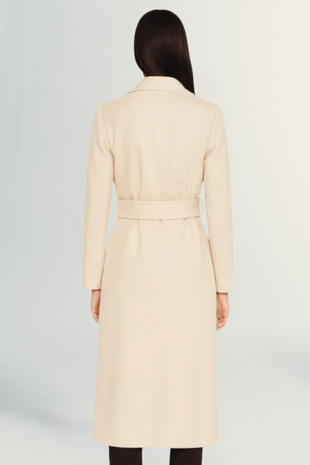 Noelle | Refined Belted Wool-Blend Trench Coat