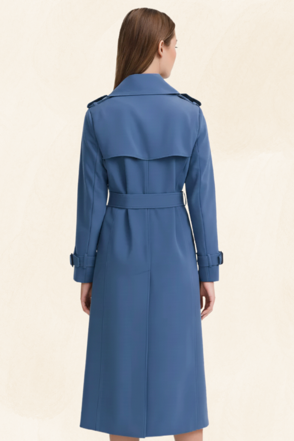 Parisienne Muse | Women's Luxe Tailored Trench Coat