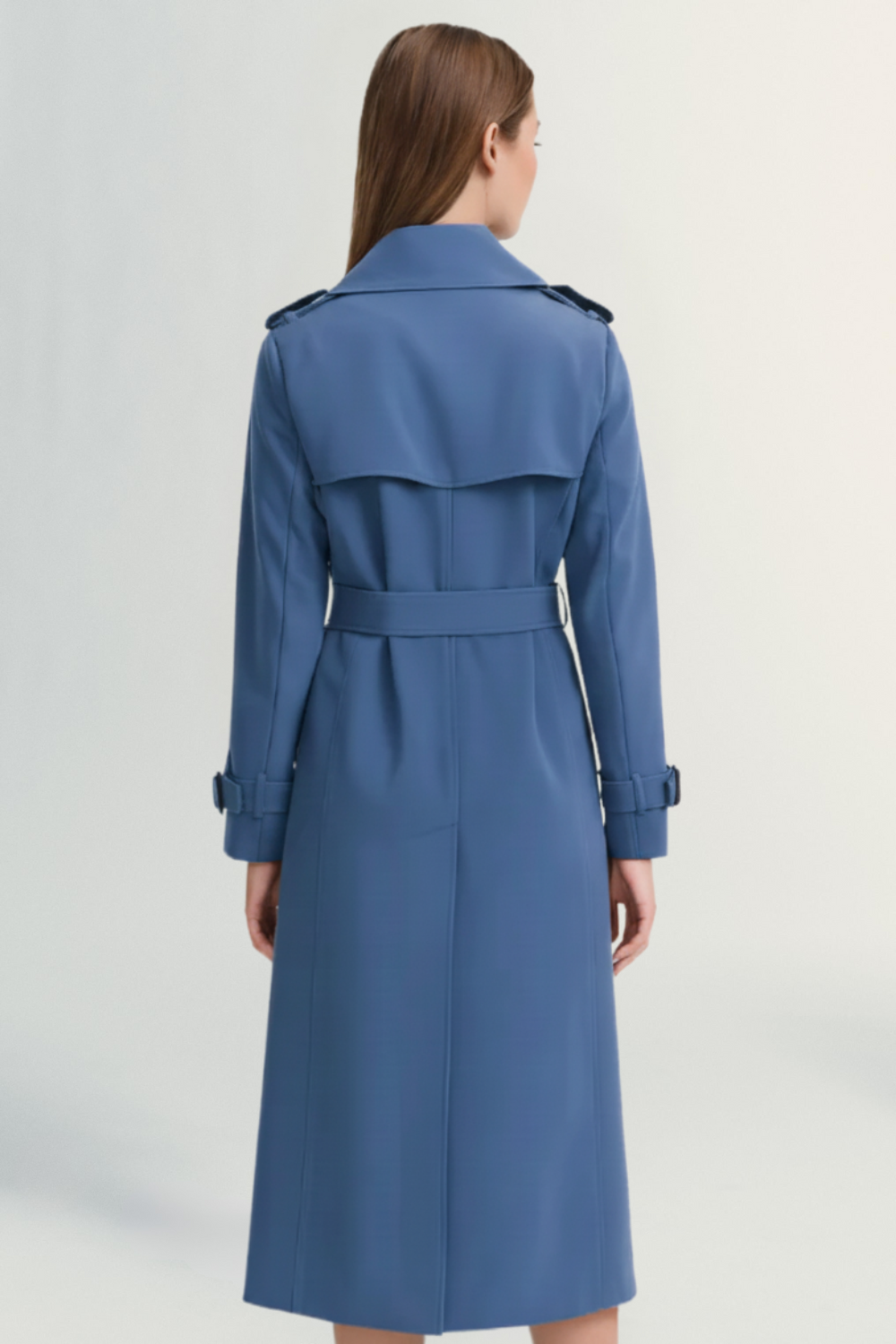 Parisienne Muse | Women's Luxe Tailored Trench Coat