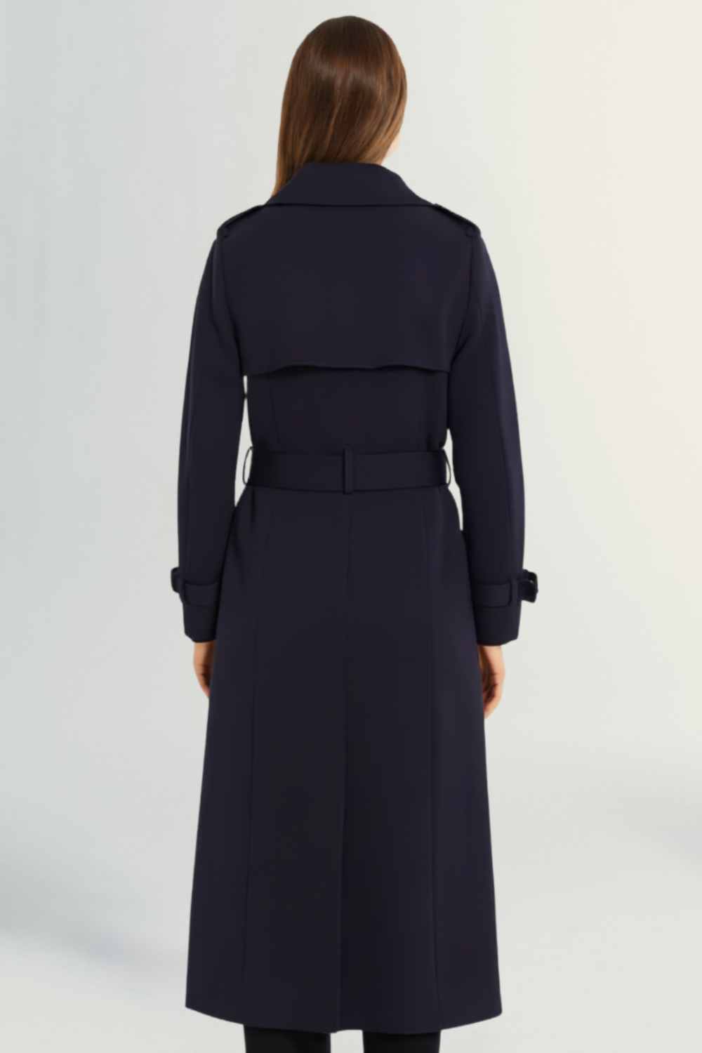 Parisienne Muse | Women's Luxe Tailored Trench Coat
