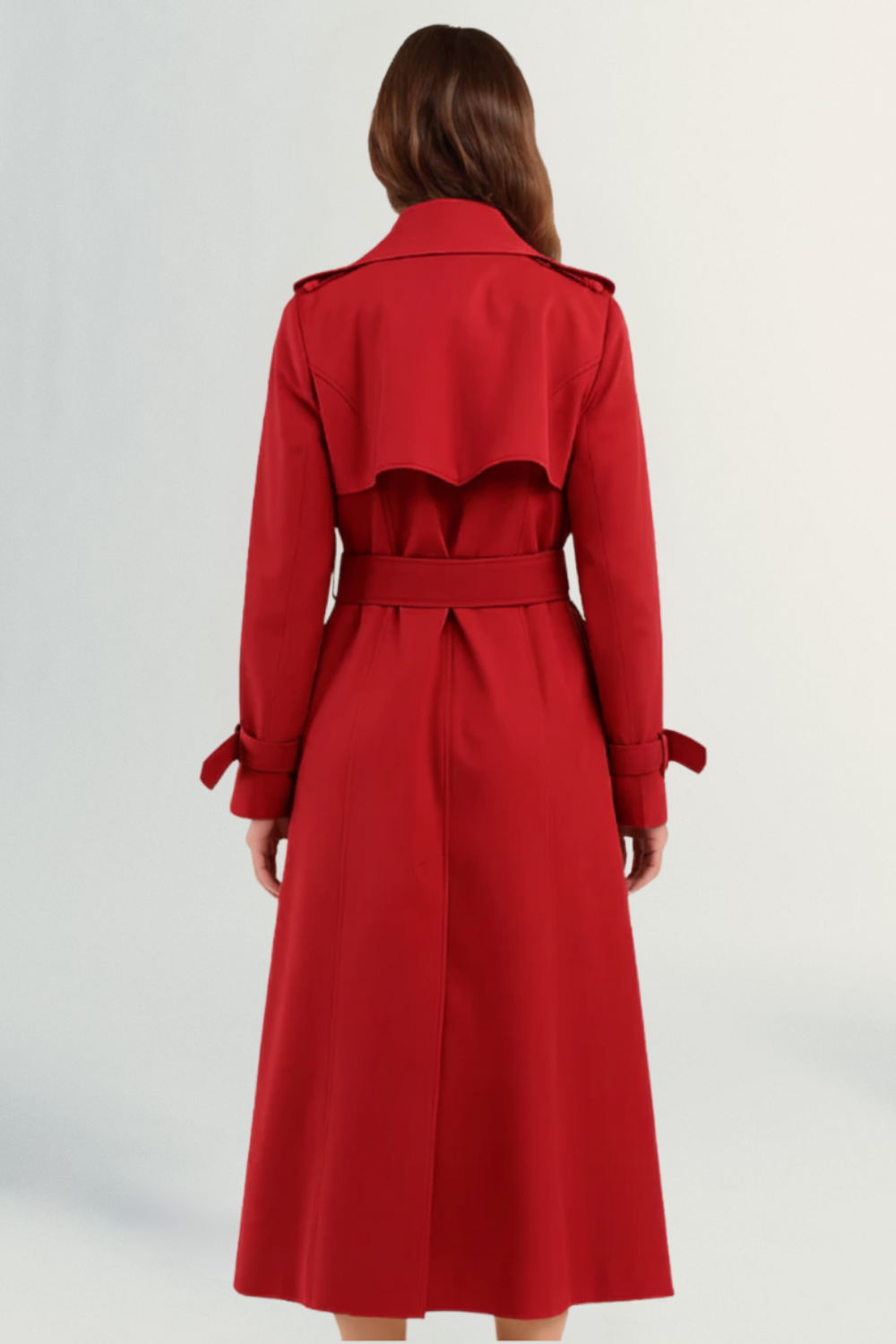 Parisienne Muse | Women's Luxe Tailored Trench Coat