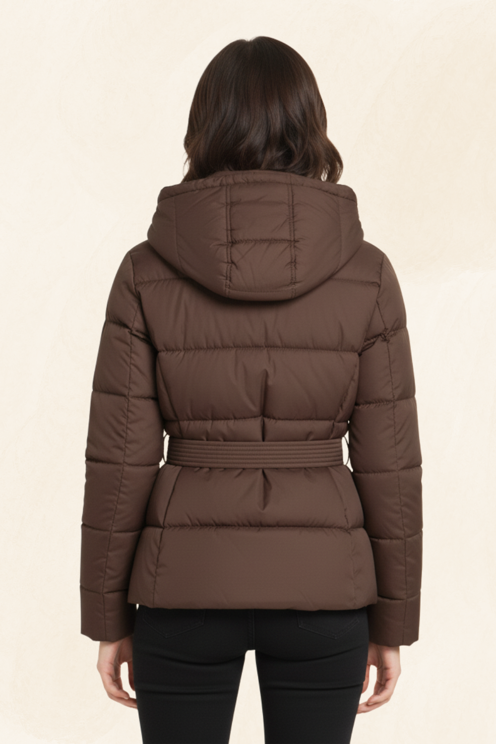 Aurelie | Women’s Quilted Belted Puffer Coat