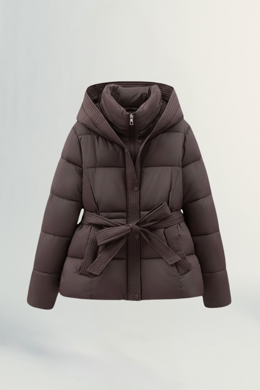 Aurelie | Women’s Quilted Belted Puffer Coat
