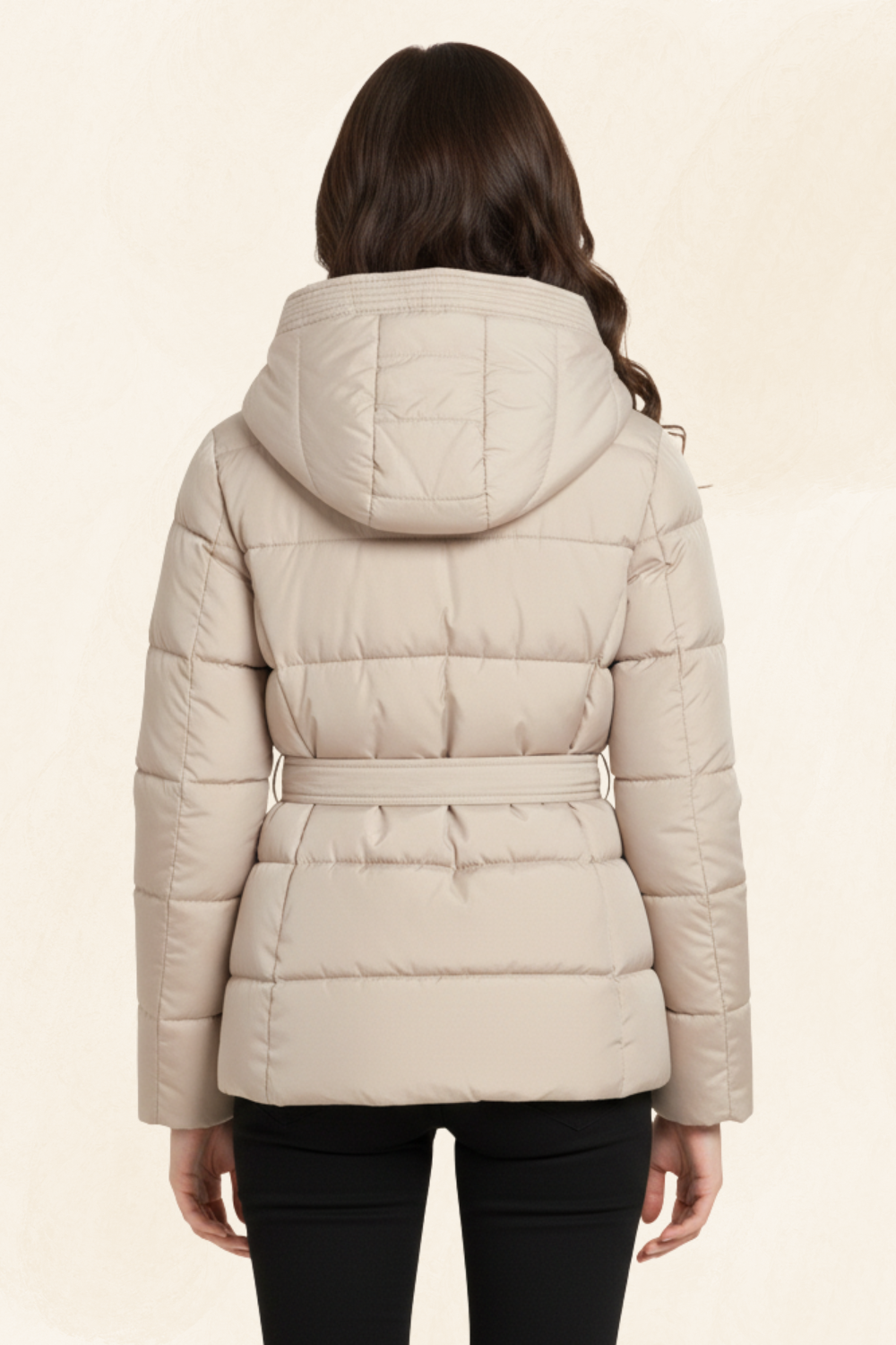 Aurelie | Women’s Quilted Belted Puffer Coat