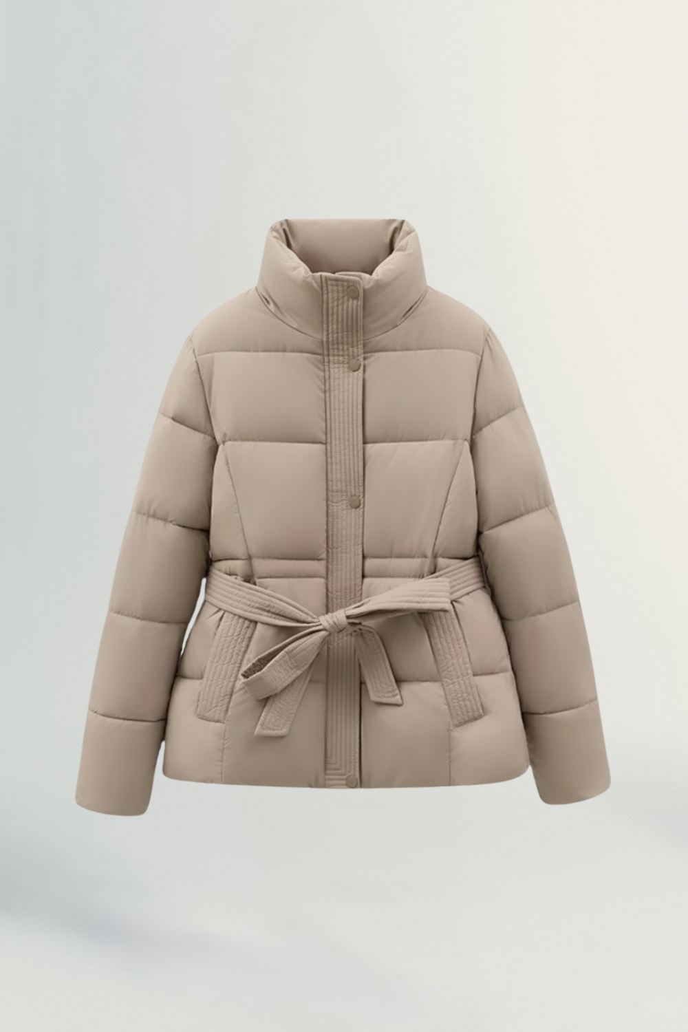 Aurelie | Women’s Quilted Belted Puffer Coat