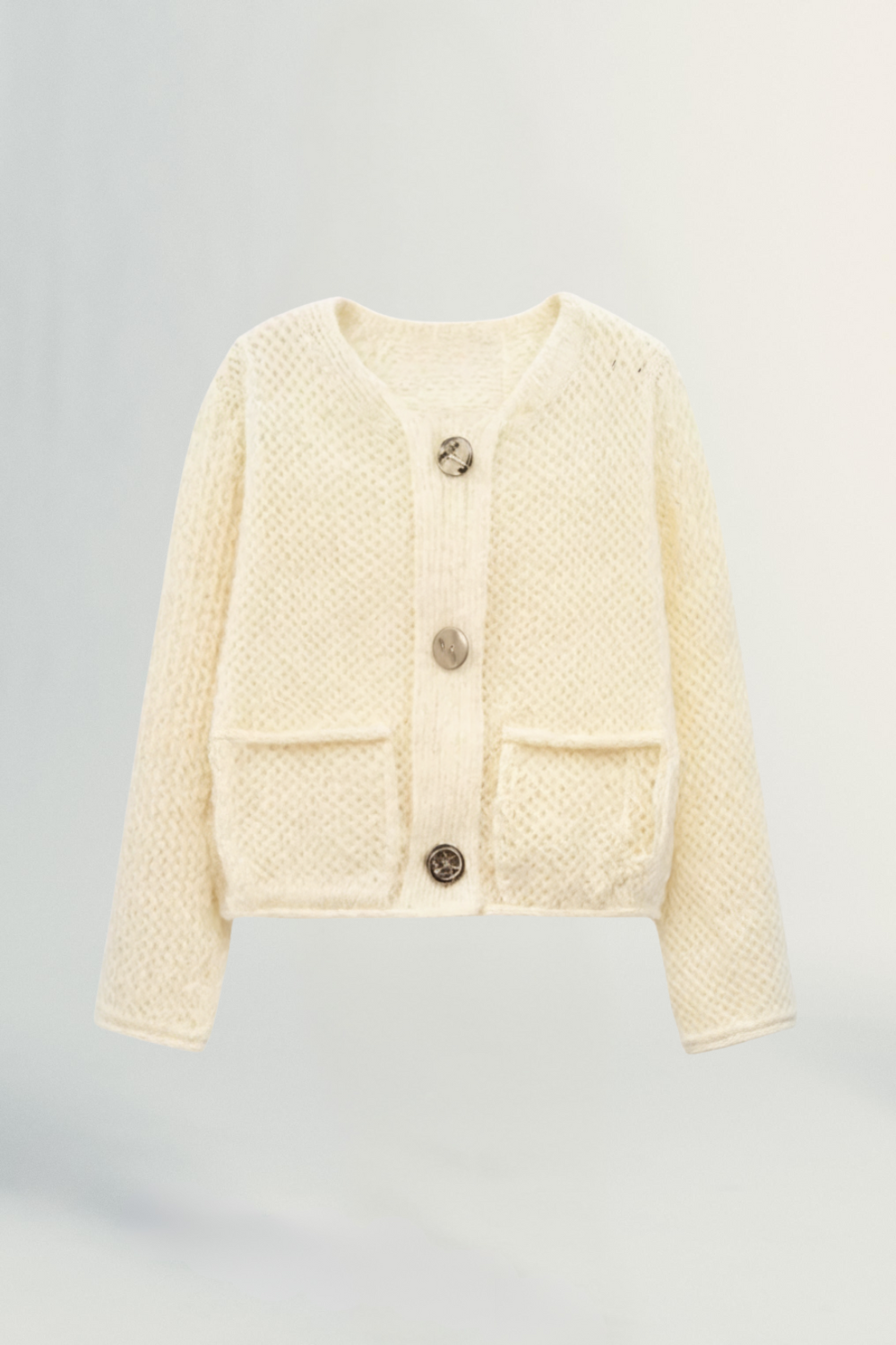 Céleste | Soft Knit Button-Down Cardigan