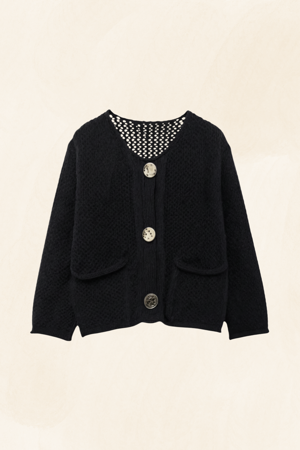 Céleste | Soft Knit Button-Down Cardigan