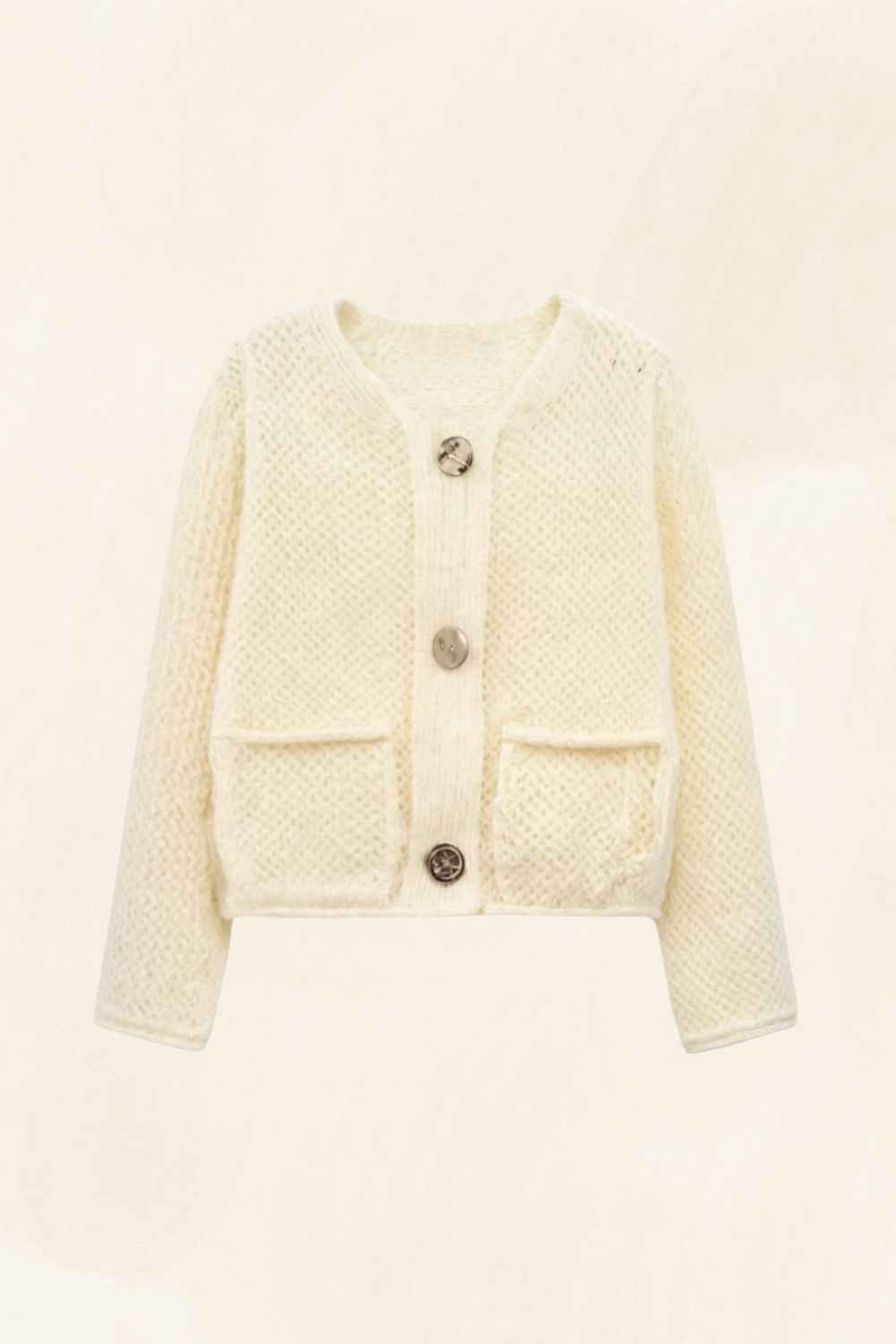 Céleste | Soft Knit Button-Down Cardigan