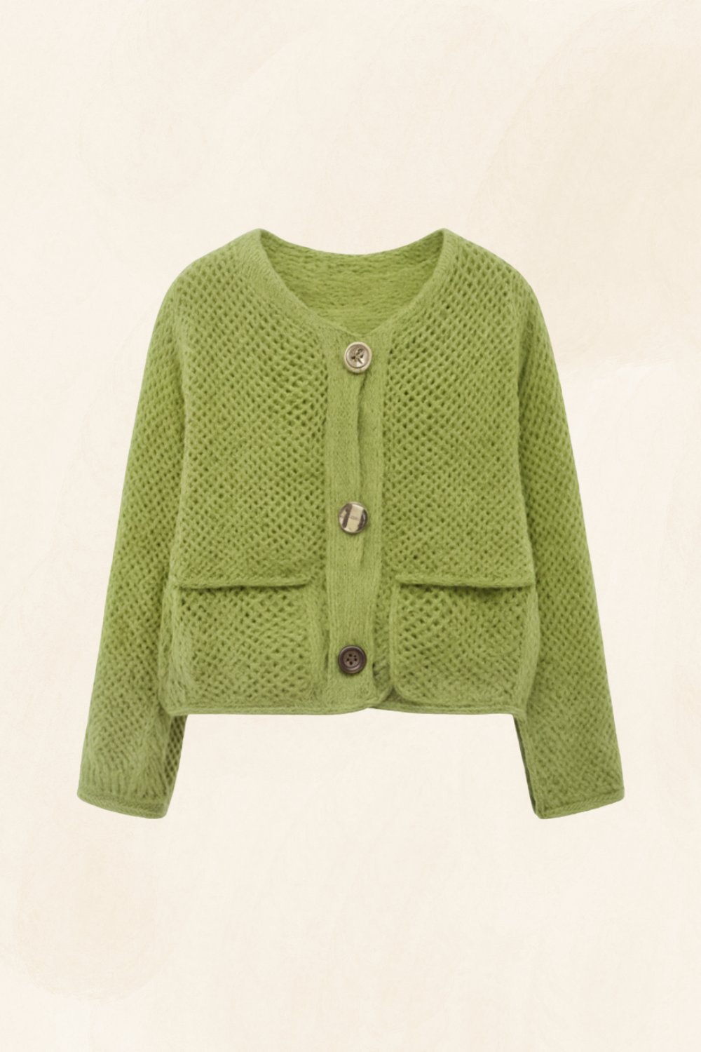 Céleste | Soft Knit Button-Down Cardigan