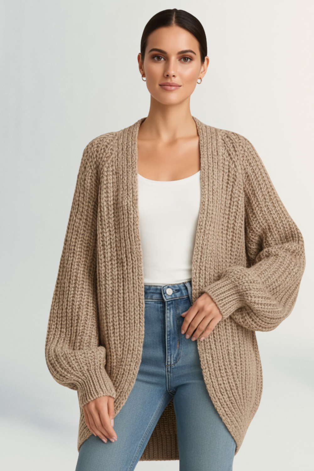 Cléa | Women’s Oversized Knit Cardigan