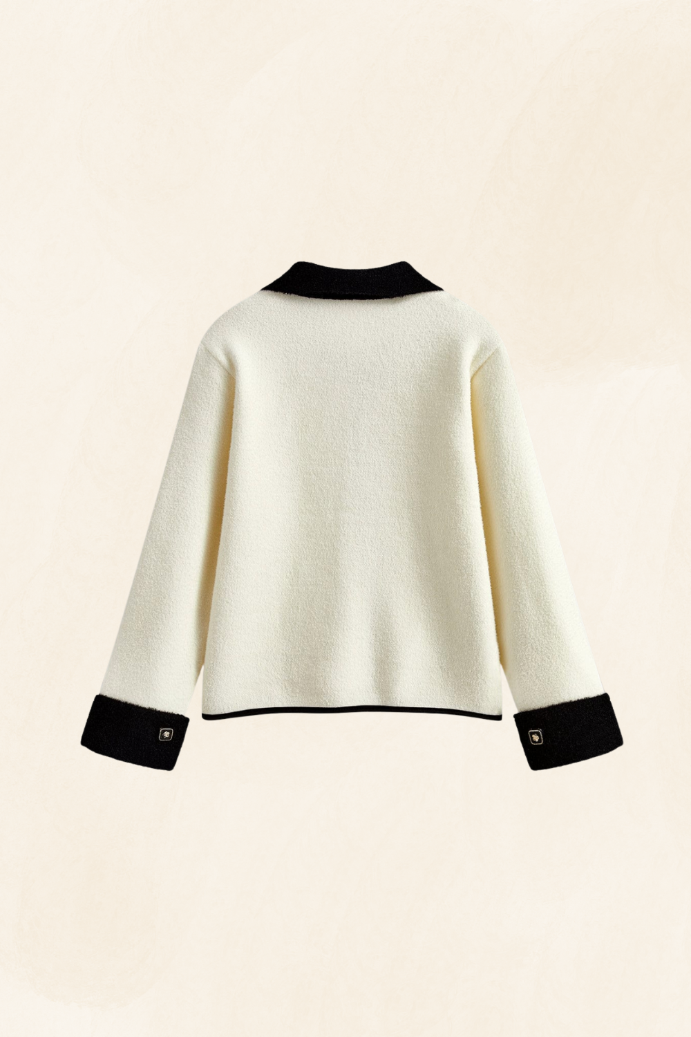 Clémence | Women’s Contrast-Trim Bouclé Blazer